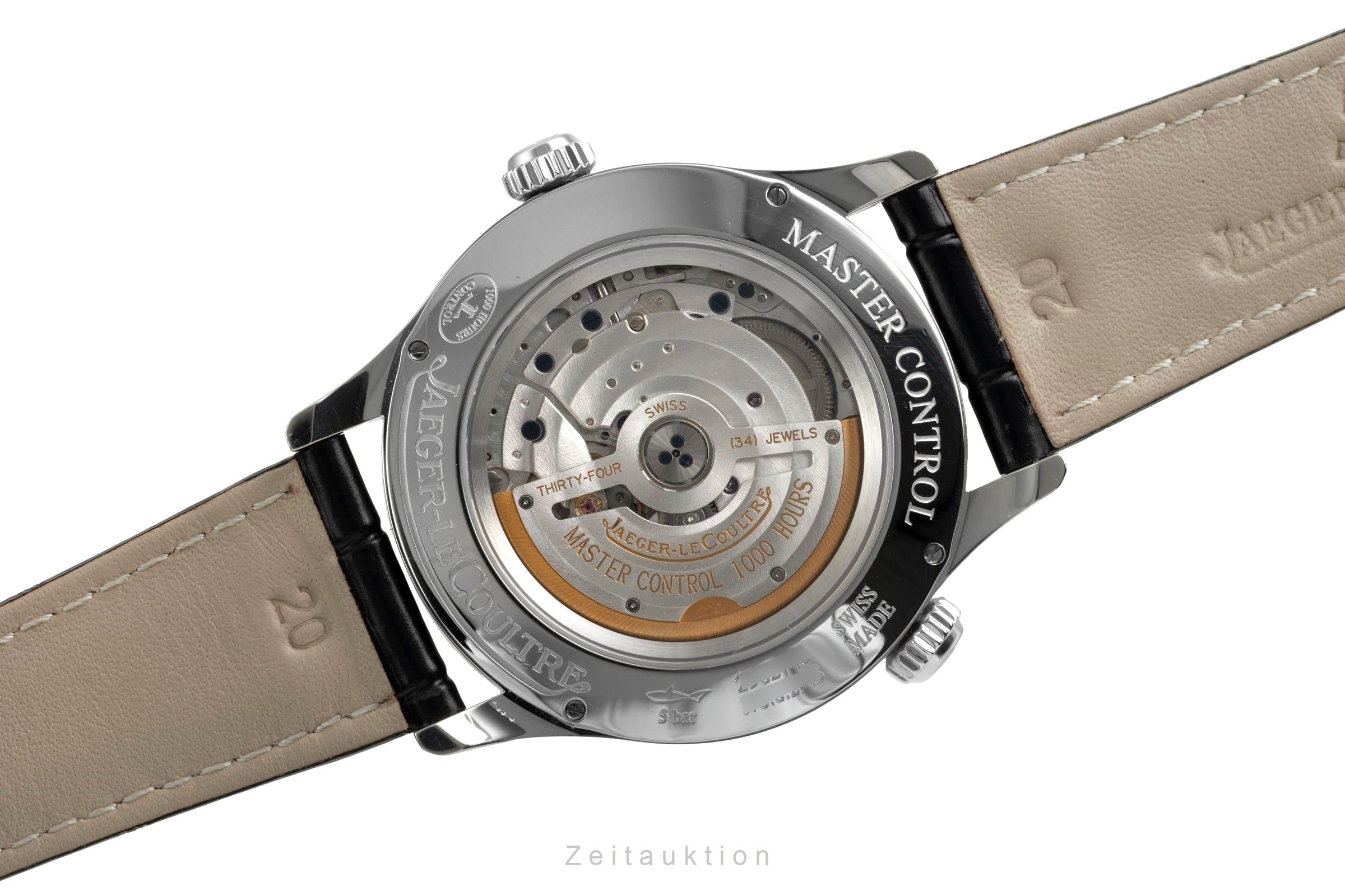 Jaeger LeCoultre Master Geographic steel automatic men's watch Q1428421,  176.8.29.S  [2603737]