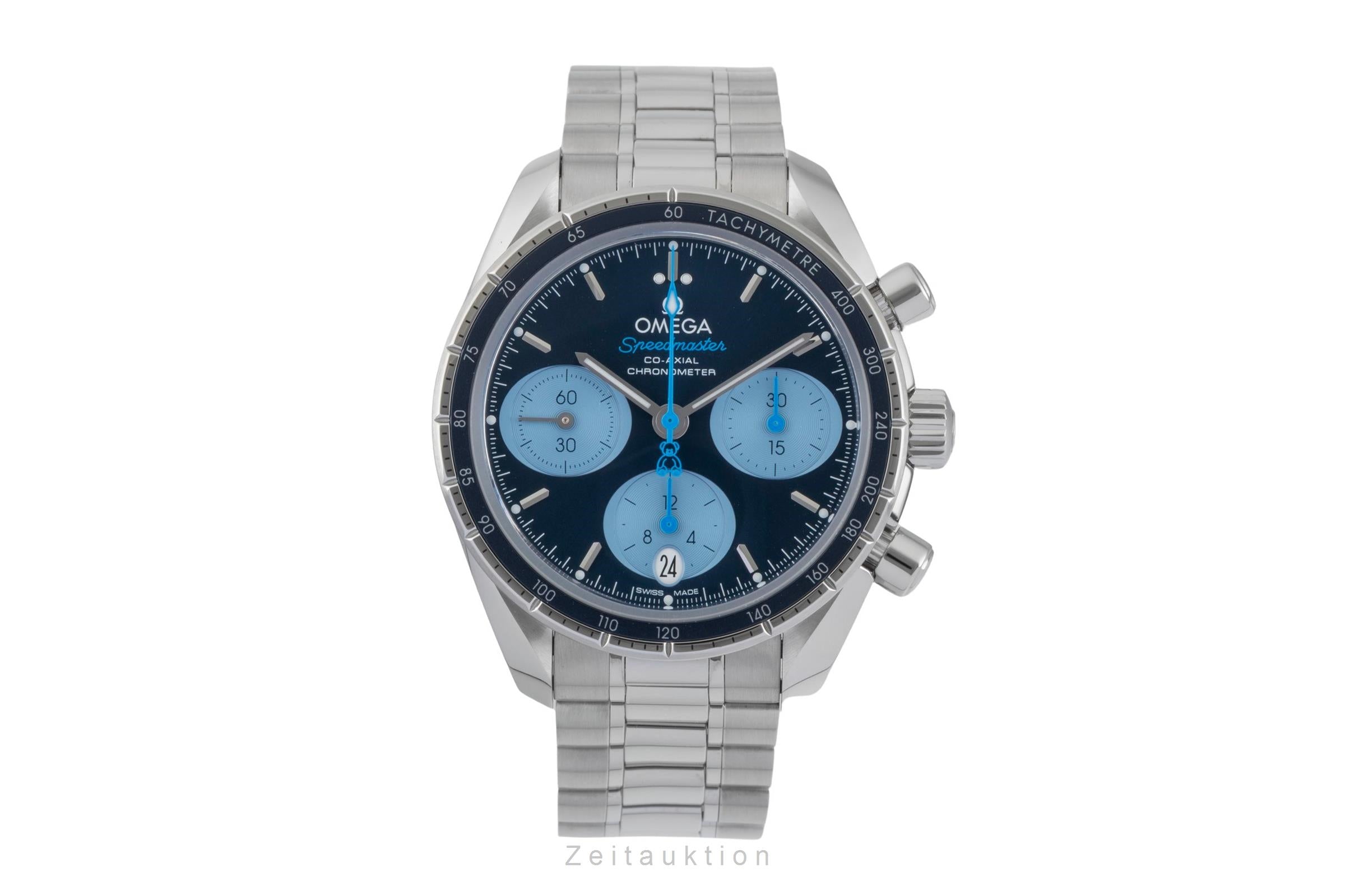 Omega Speedmaster chronograph steel automatic Kal. 3330 Ref