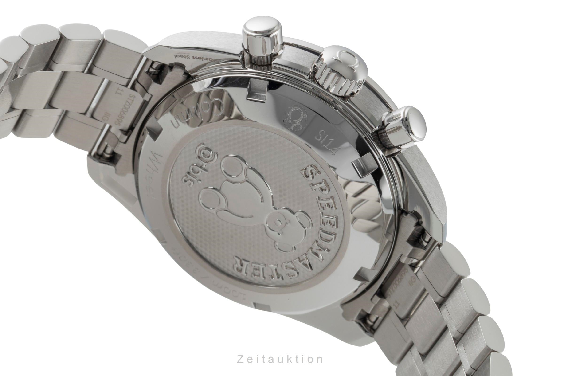 Omega Speedmaster chronograph steel automatic Kal. 3330 Ref