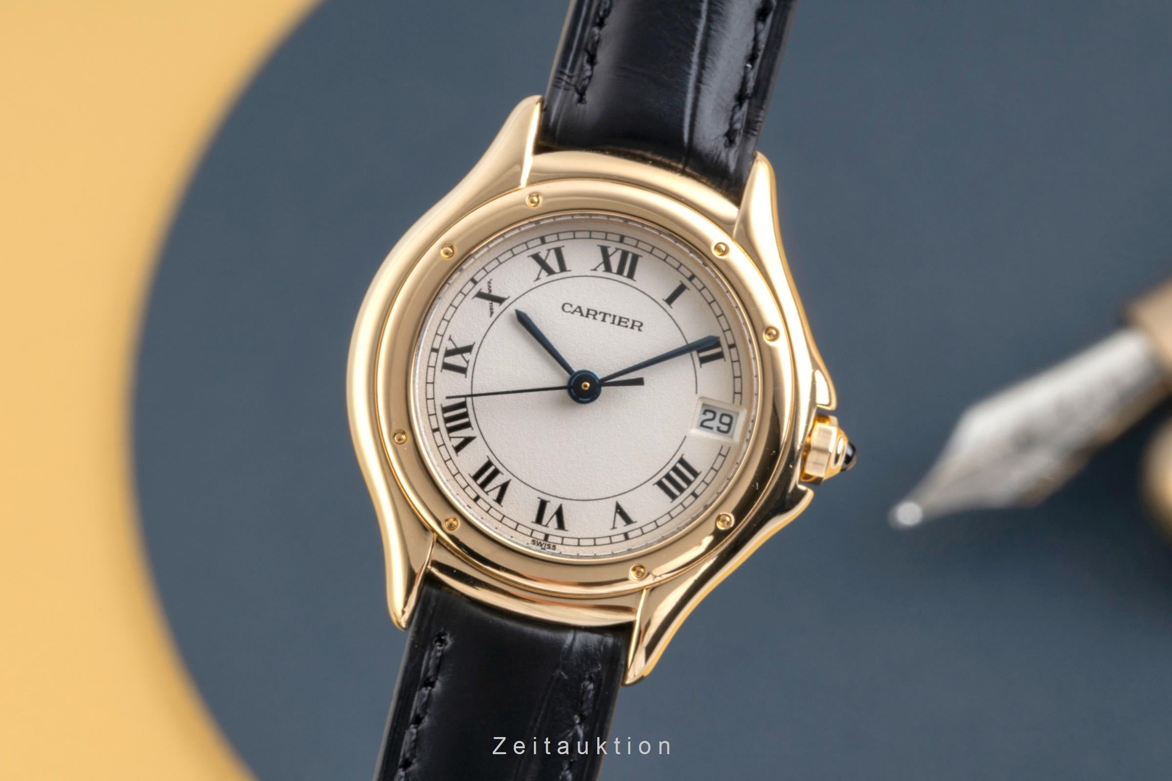 Cartier Cougar oro 18 ct quarzo orologio da donna W25012B9, 887906  [2603742]