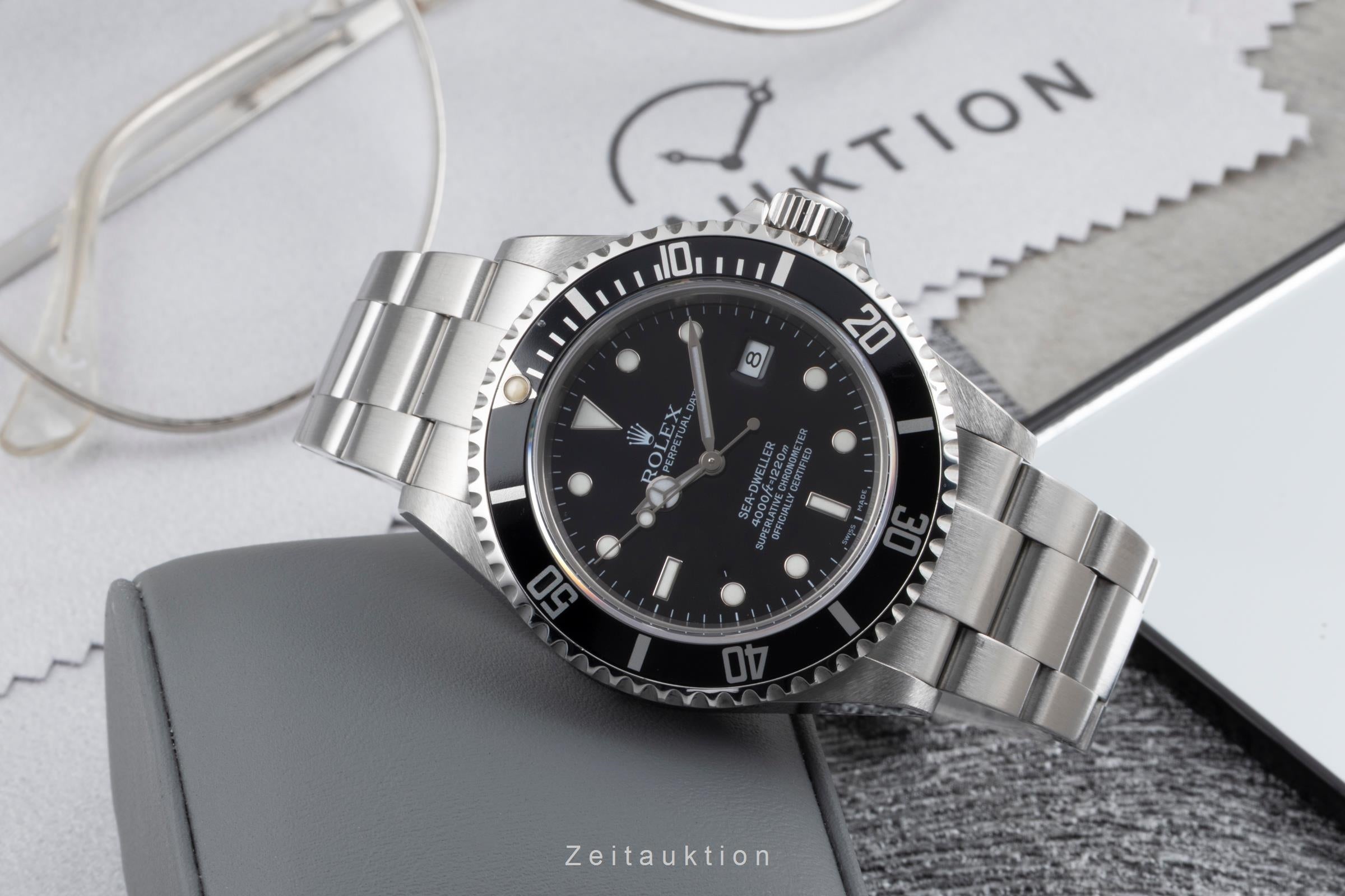Rolex Sea-Dweller 4000ft Automatik Oyster Stahl Ref. 16600T V-Serie Papiere 2009 [2603743]