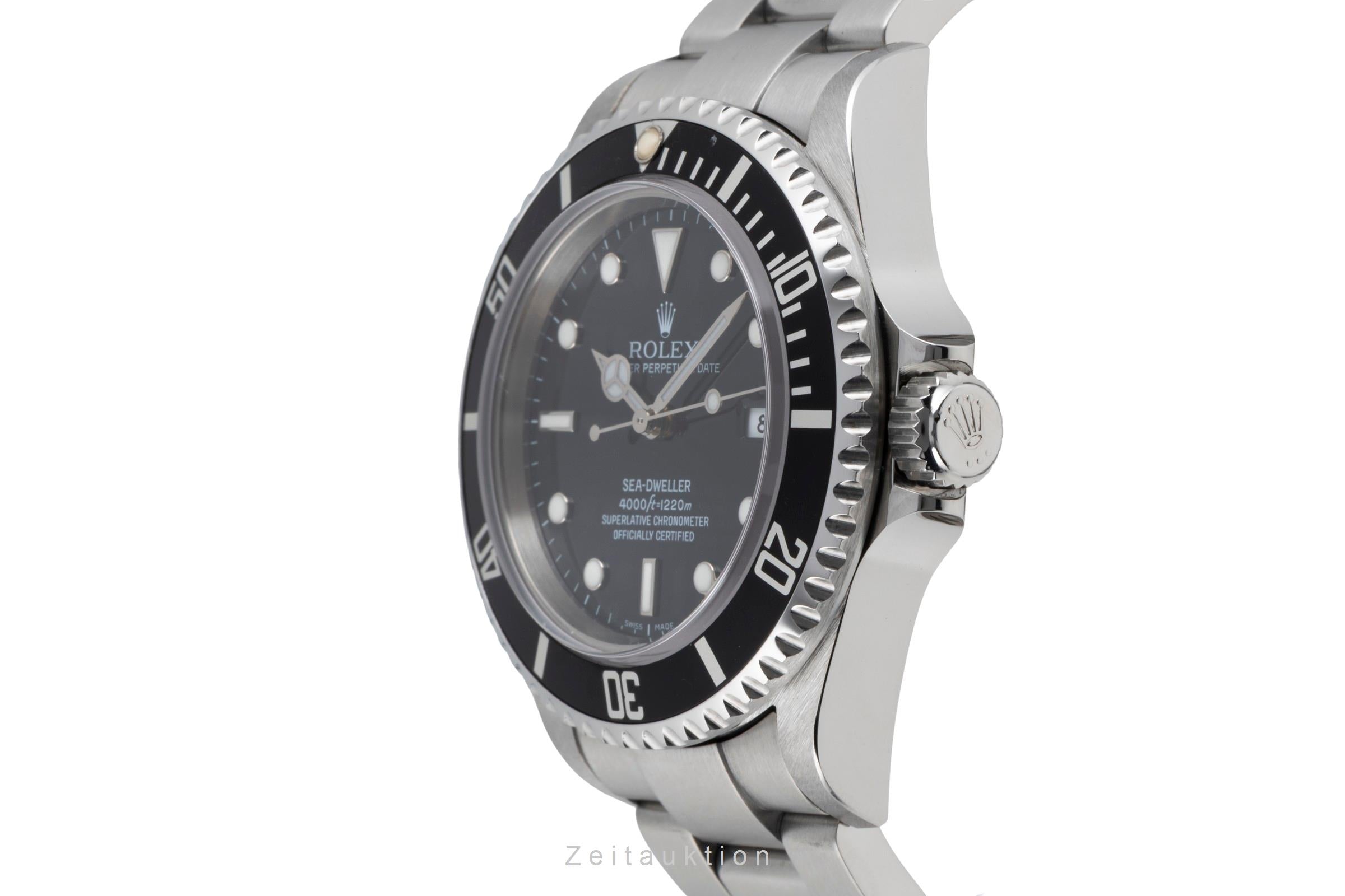Rolex Sea-Dweller 4000ft Automatik Oyster Stahl Ref. 16600T V-Serie Papiere 2009 [2603743]