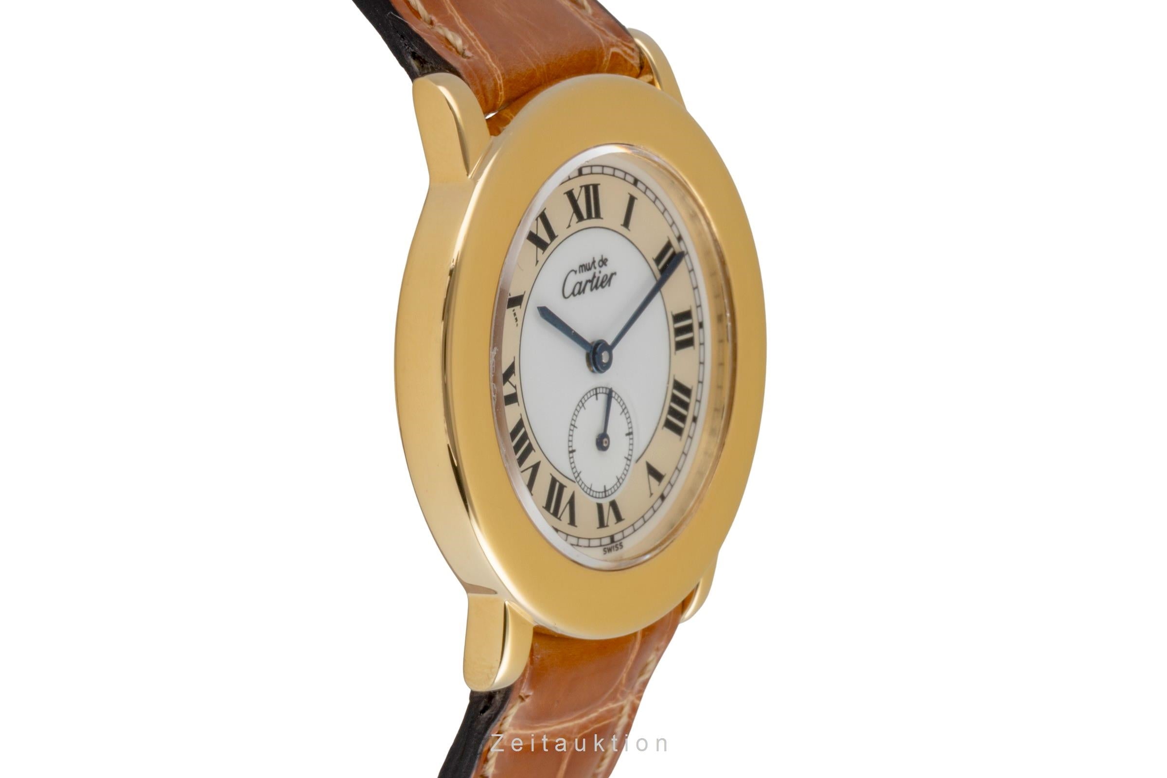 Cartier Ronde silver-gilt quartz women's watch W1006922  [2603745]