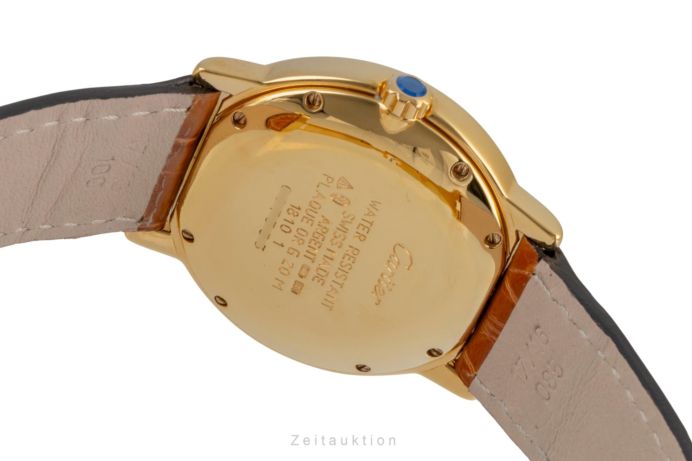 Cartier Ronde silver-gilt quartz women's watch W1006922  [2603745]
