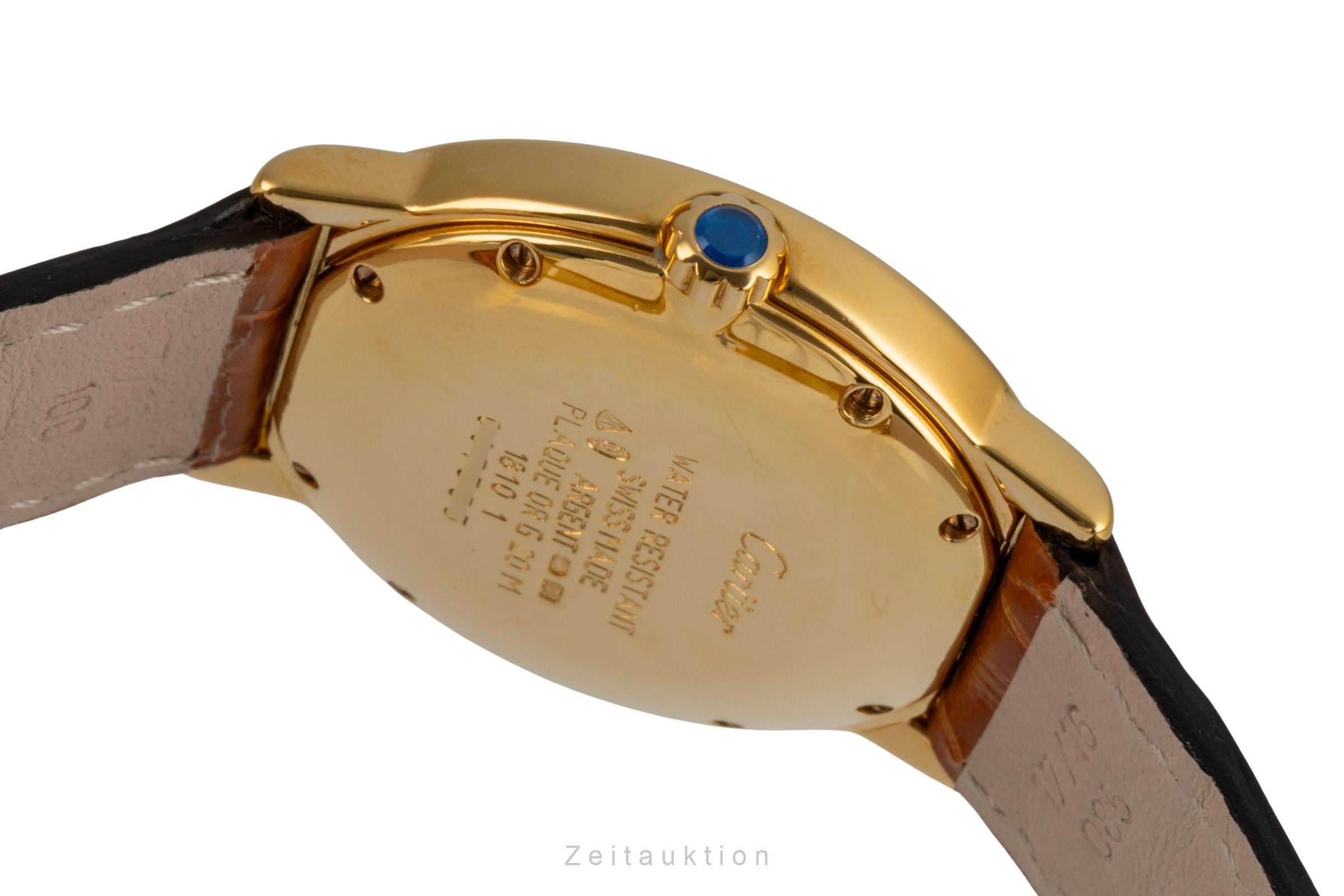 Cartier Ronde silver-gilt quartz women's watch W1006922  [2603745]