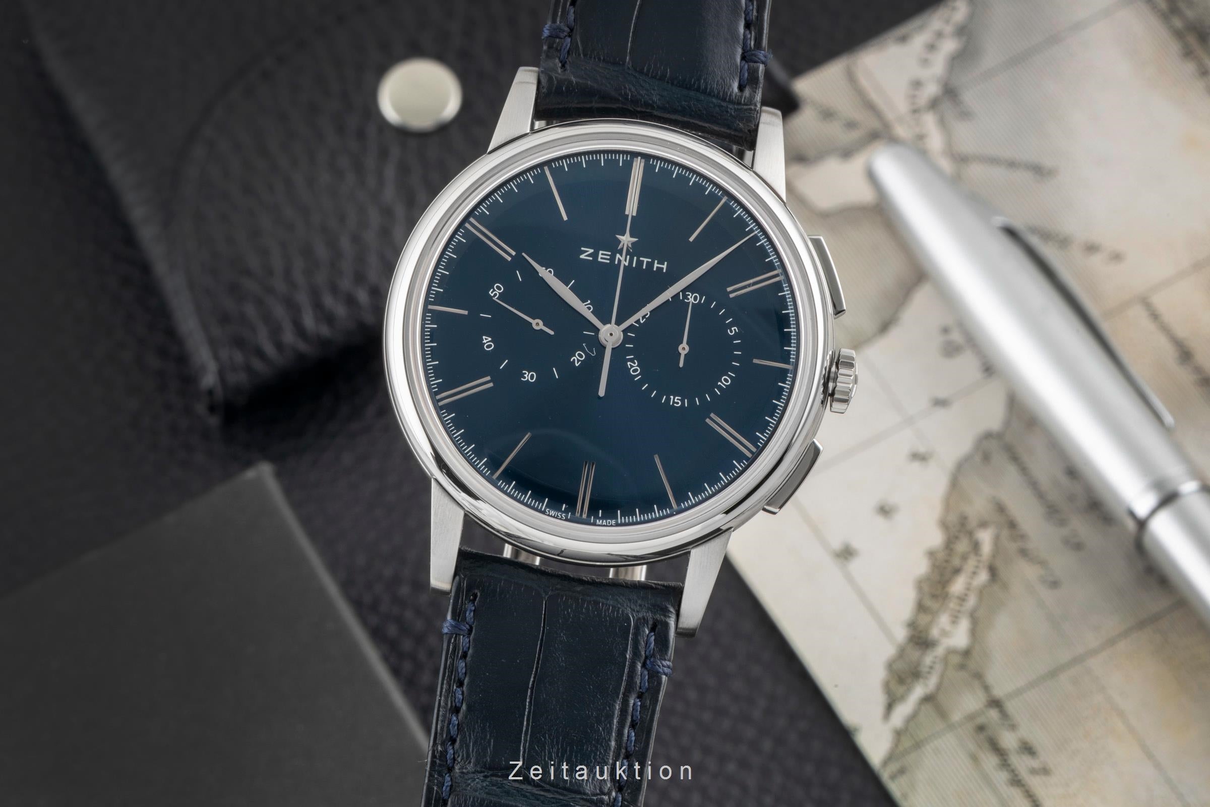 Zenith Elite chronograph steel automatic men's watch 03.2272.4069/51.C700  [2603748]