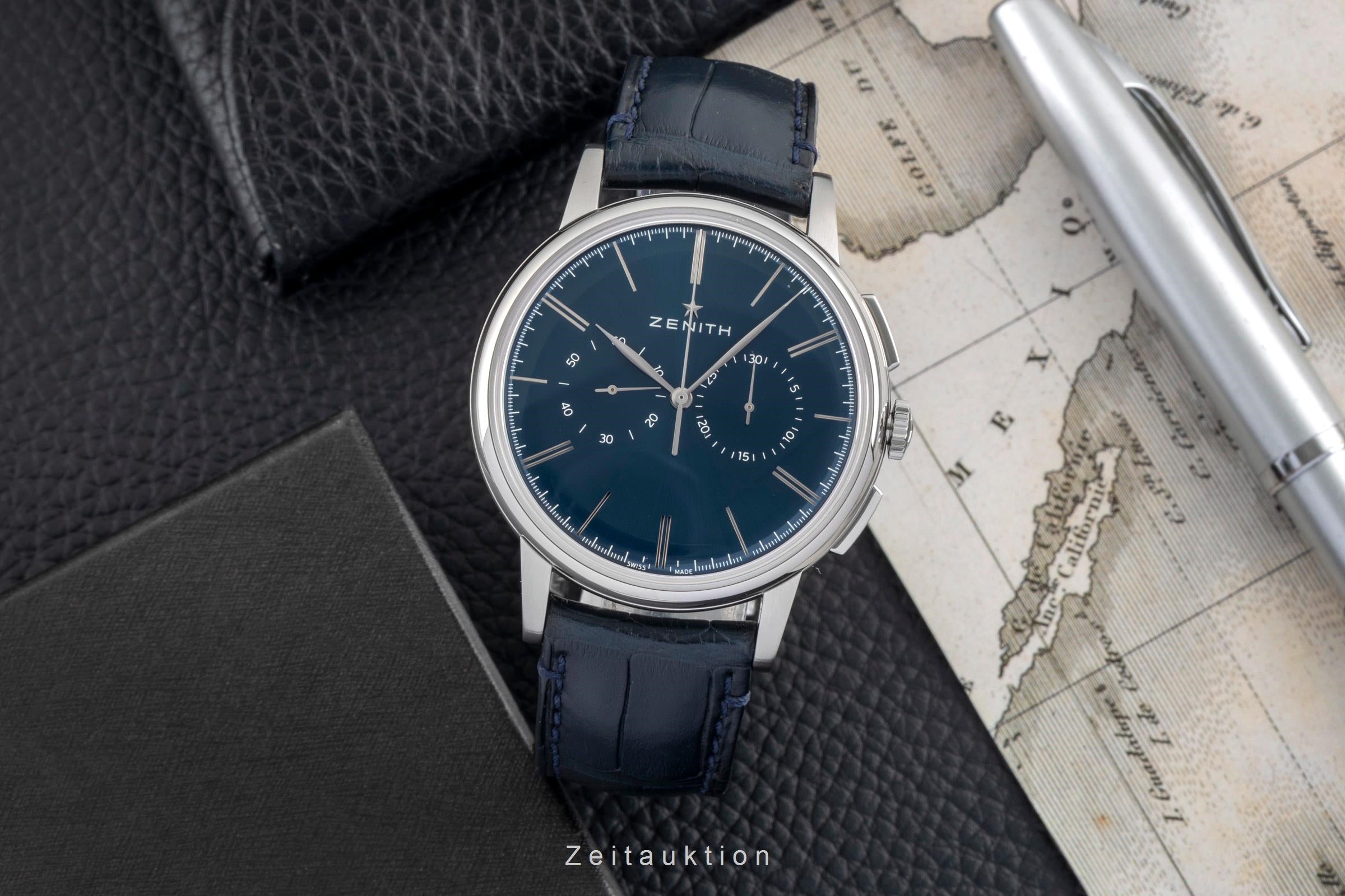 Zenith Elite chronograph steel automatic men's watch 03.2272.4069/51.C700  [2603748]