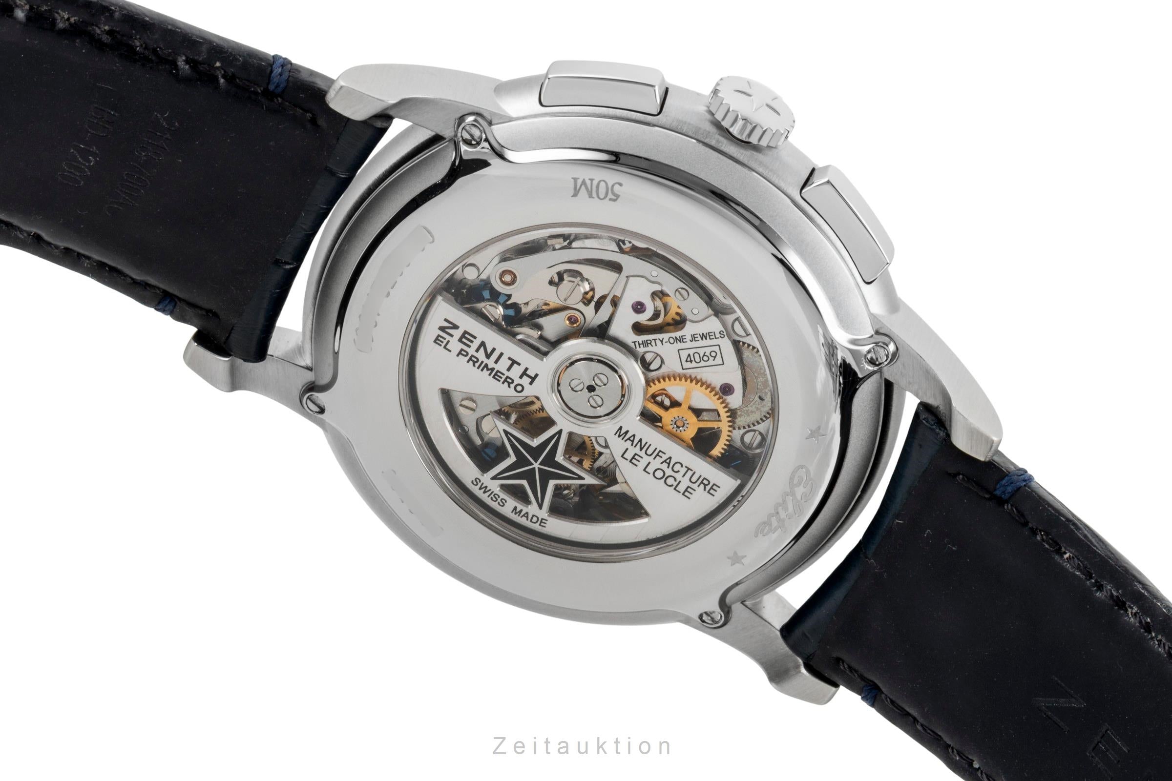 Zenith Elite chronograph steel automatic men's watch 03.2272.4069/51.C700  [2603748]