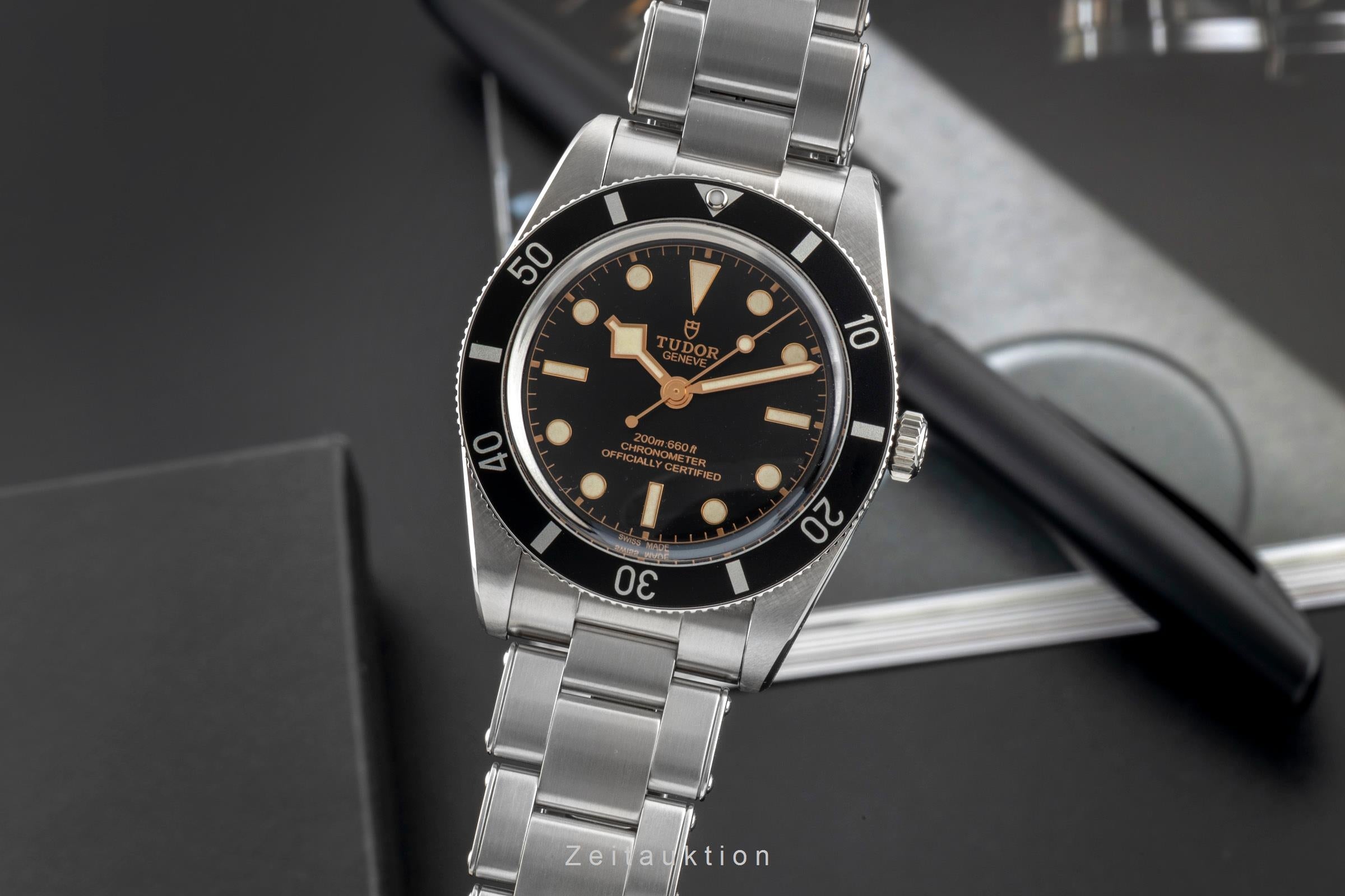 Tudor Black Bay acero automático reloj para caballeros 79000N-0001 LP: 4280EUR  [2603759]