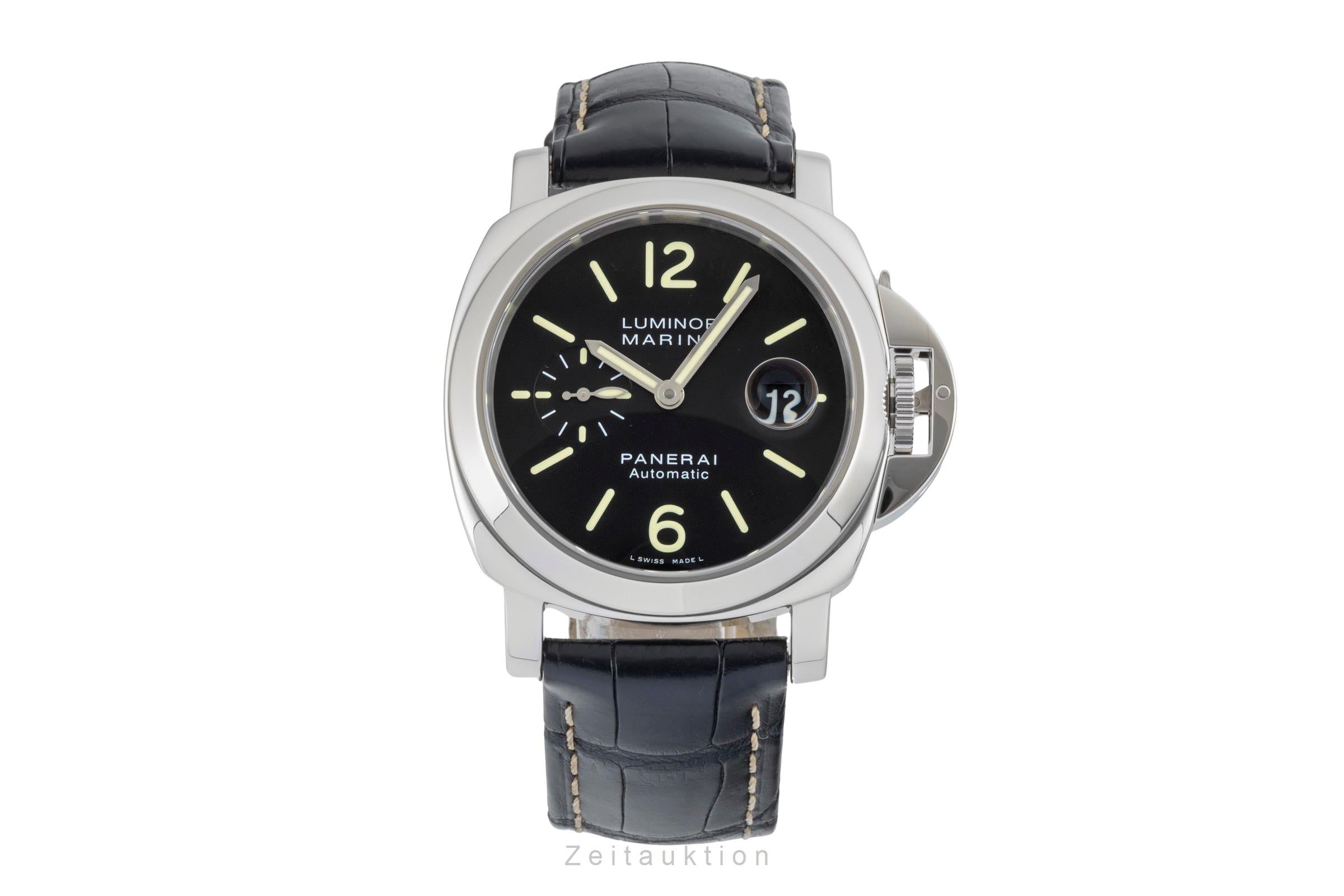Panerai Luminor Marina steel automatic men's watch PAM00104 LP: 9200EUR  [2603761]