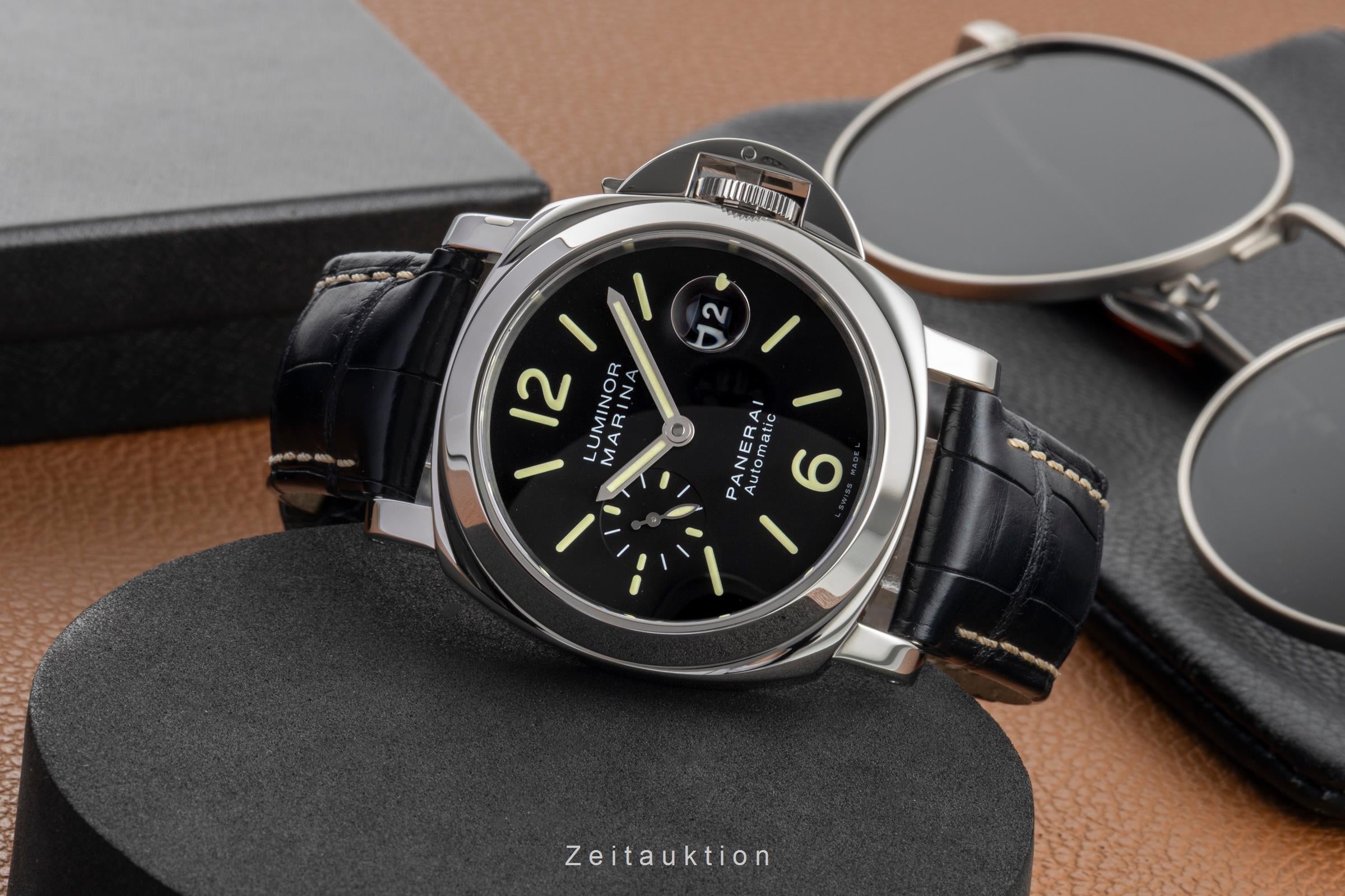 Panerai Luminor Marina steel automatic men's watch PAM00104 LP: 9200EUR  [2603761]