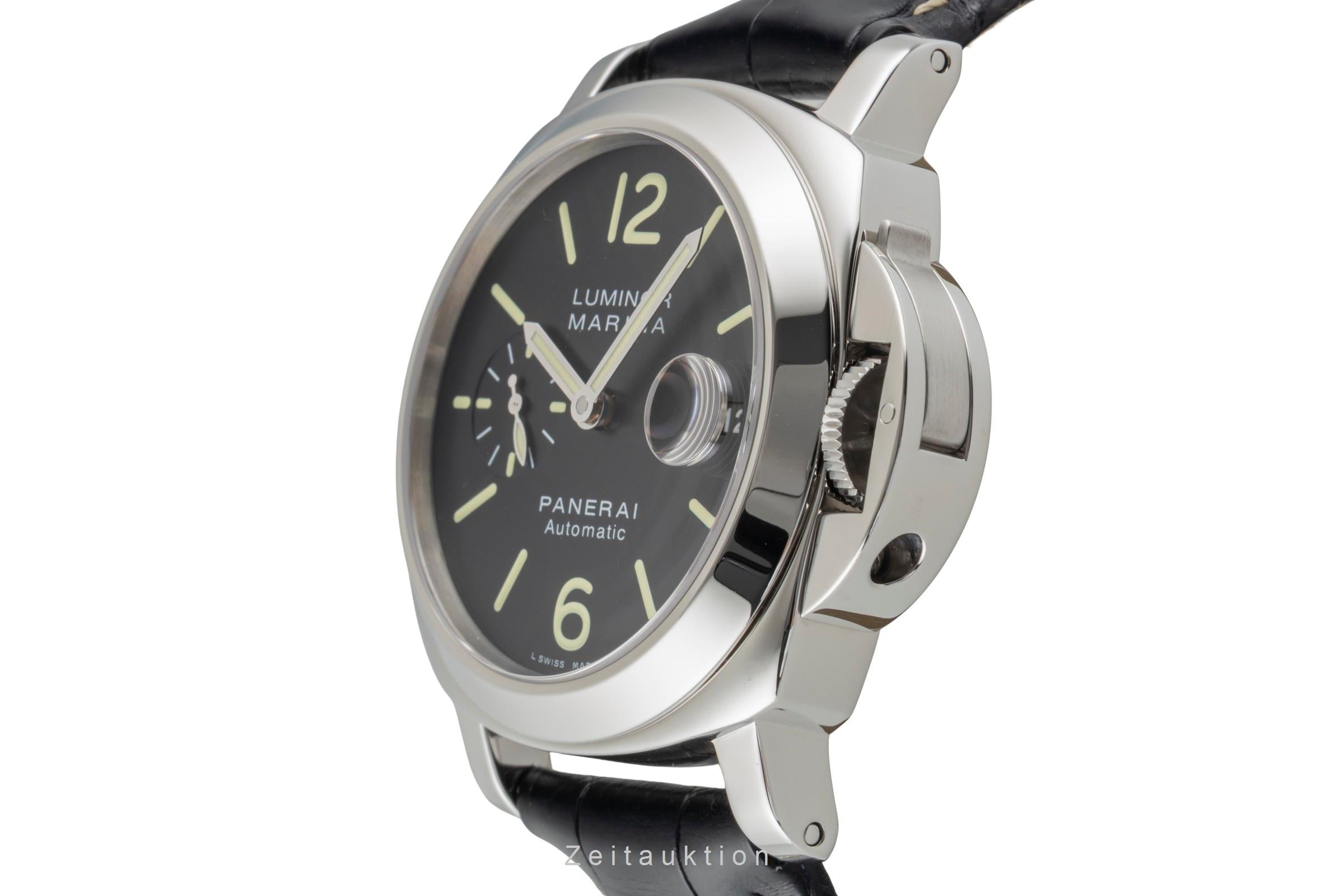 Panerai Luminor Marina steel automatic men's watch PAM00104 LP: 9200EUR  [2603761]