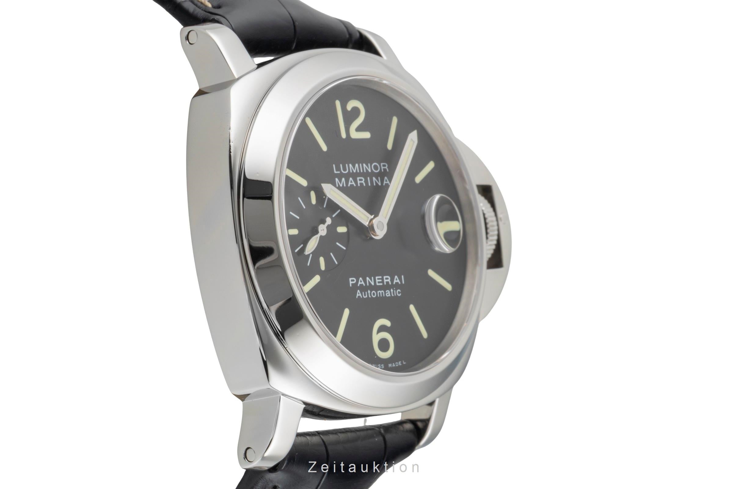 Panerai Luminor Marina steel automatic men's watch PAM00104 LP: 9200EUR  [2603761]