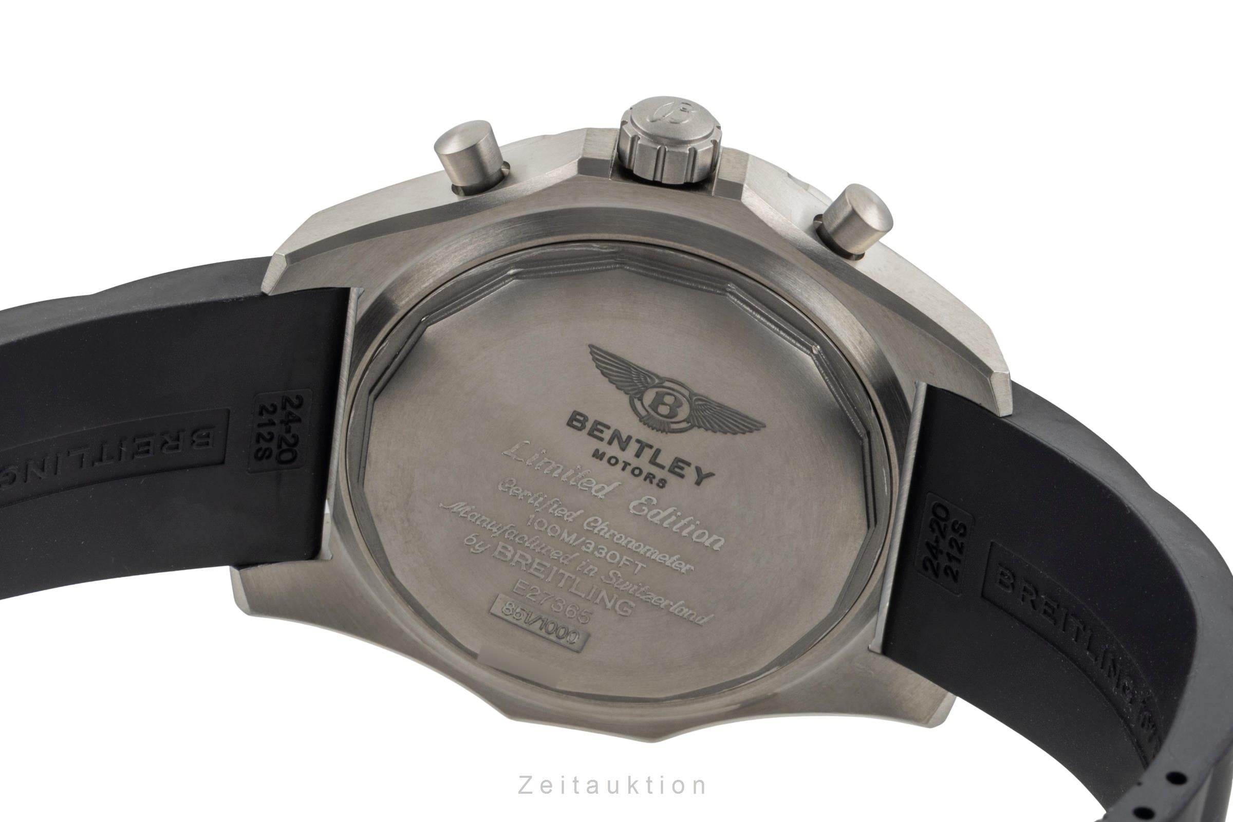 Breitling Bentley Motors cronógrafo titanio automático reloj para caballeros E27365 Limited  [2603765]