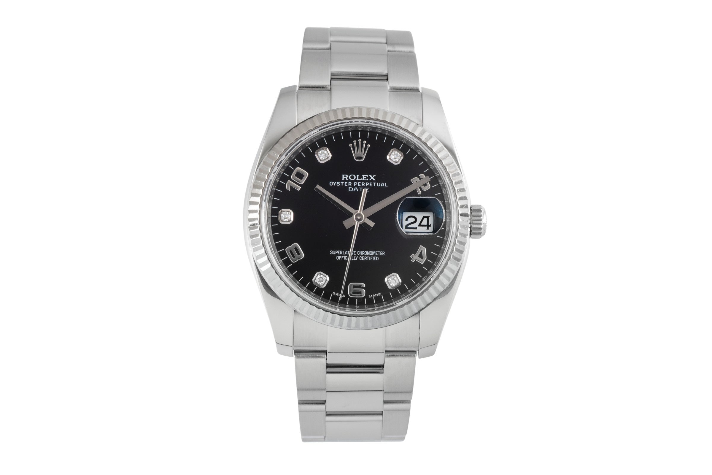 Rolex Date steel / white gold automatic unisex 115234  [2603769]