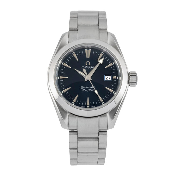 Omega Seamaster Aqua Terra 150M Blue Stahl Ref. 2577.80.00 Box & Papiere 2006 [2603770]