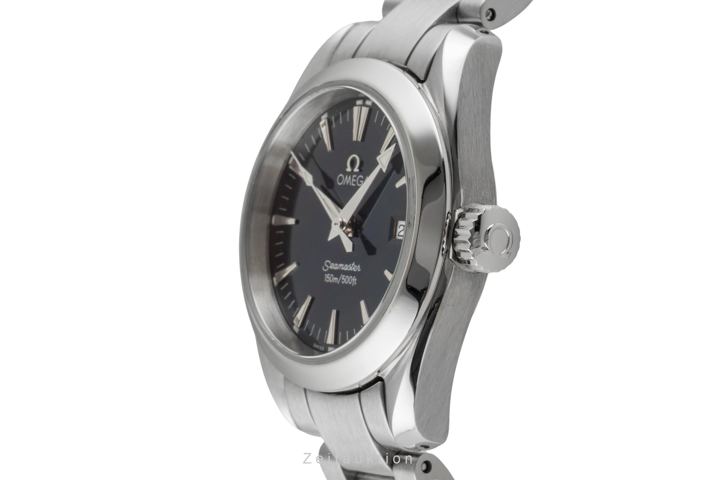 Omega Seamaster Aqua Terra 150M Blue Stahl Ref. 2577.80.00 Box & Papiere 2006 [2603770]