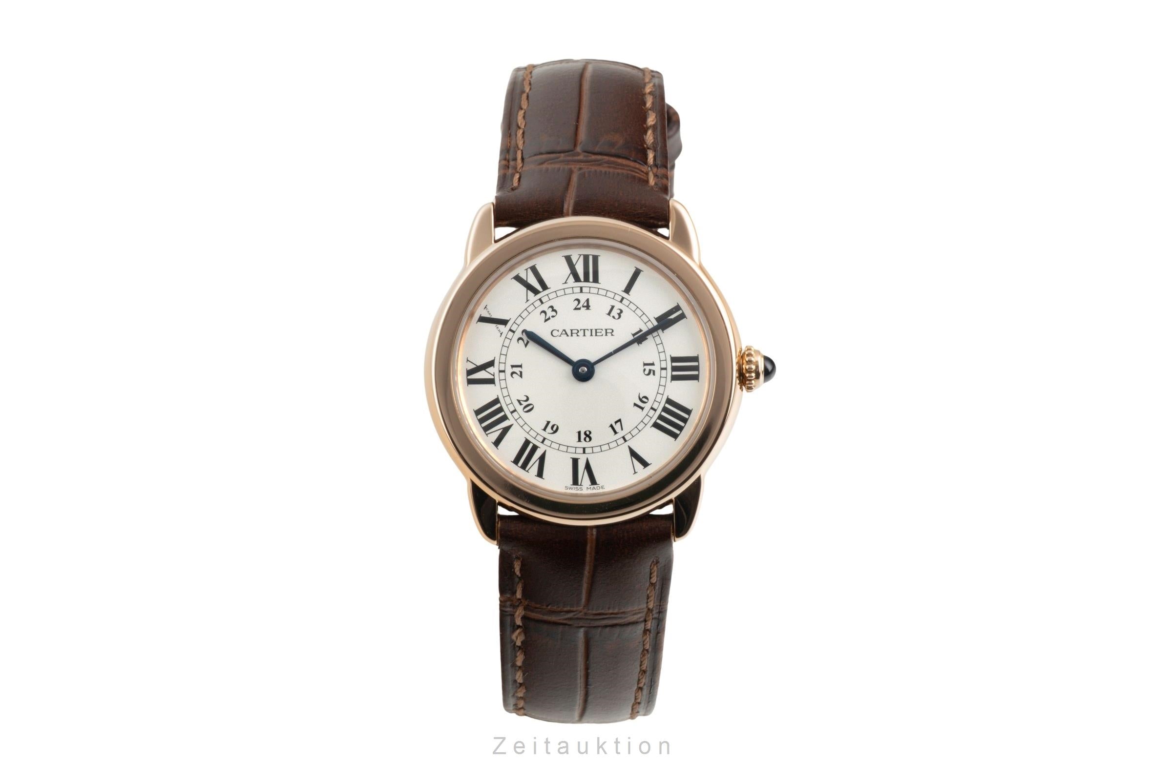 Cartier Ronde Solo oro rosso 18 ct quarzo orologio da donna W6701007  [2603772]