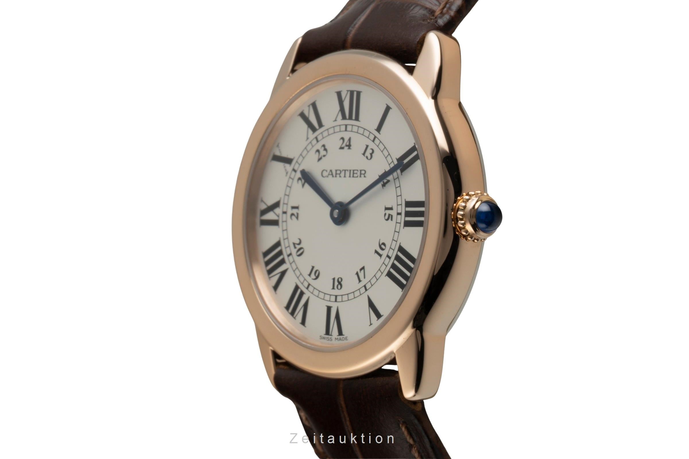 Cartier Ronde Solo oro rosso 18 ct quarzo orologio da donna W6701007  [2603772]