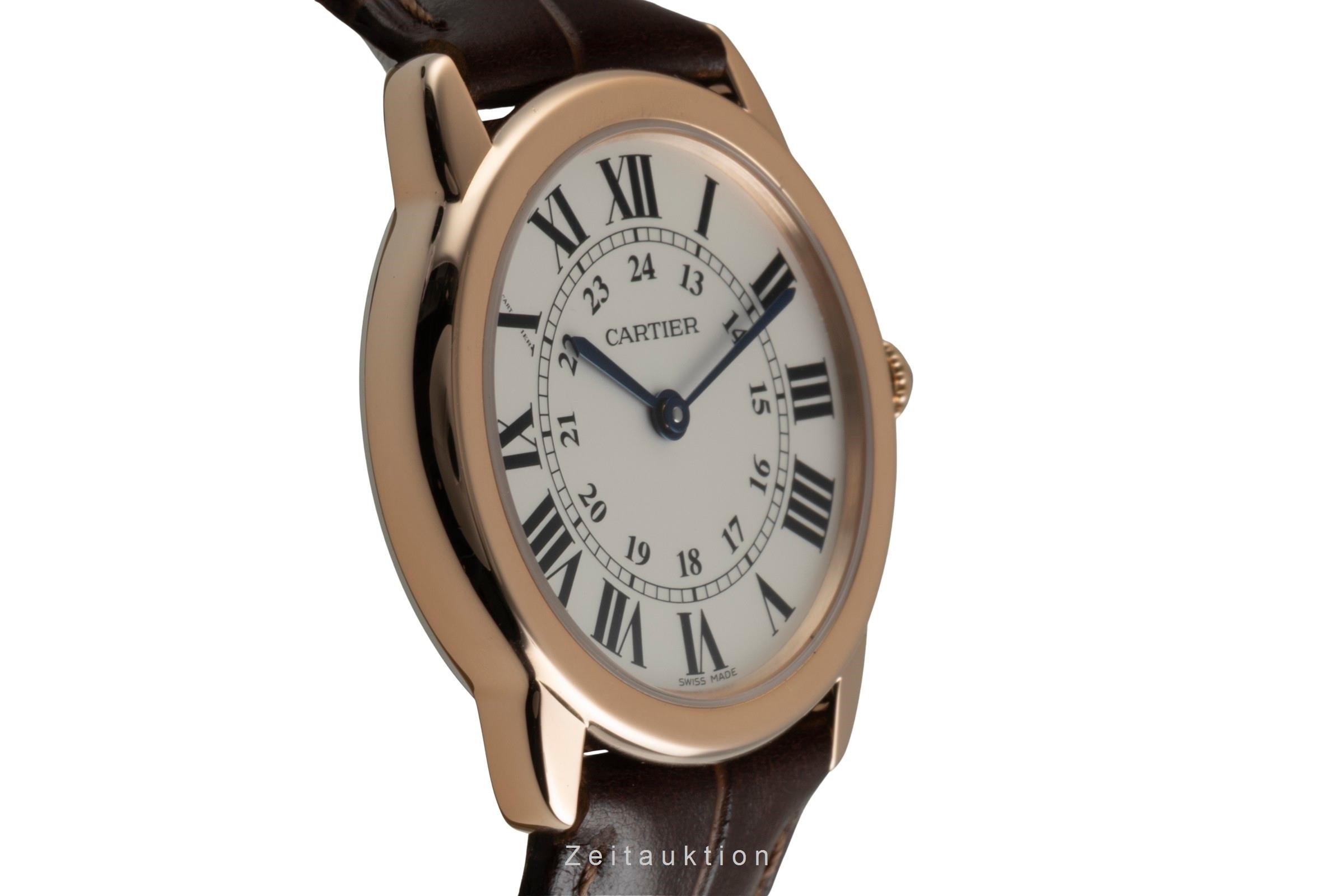 Cartier Ronde Solo oro rosso 18 ct quarzo orologio da donna W6701007  [2603772]