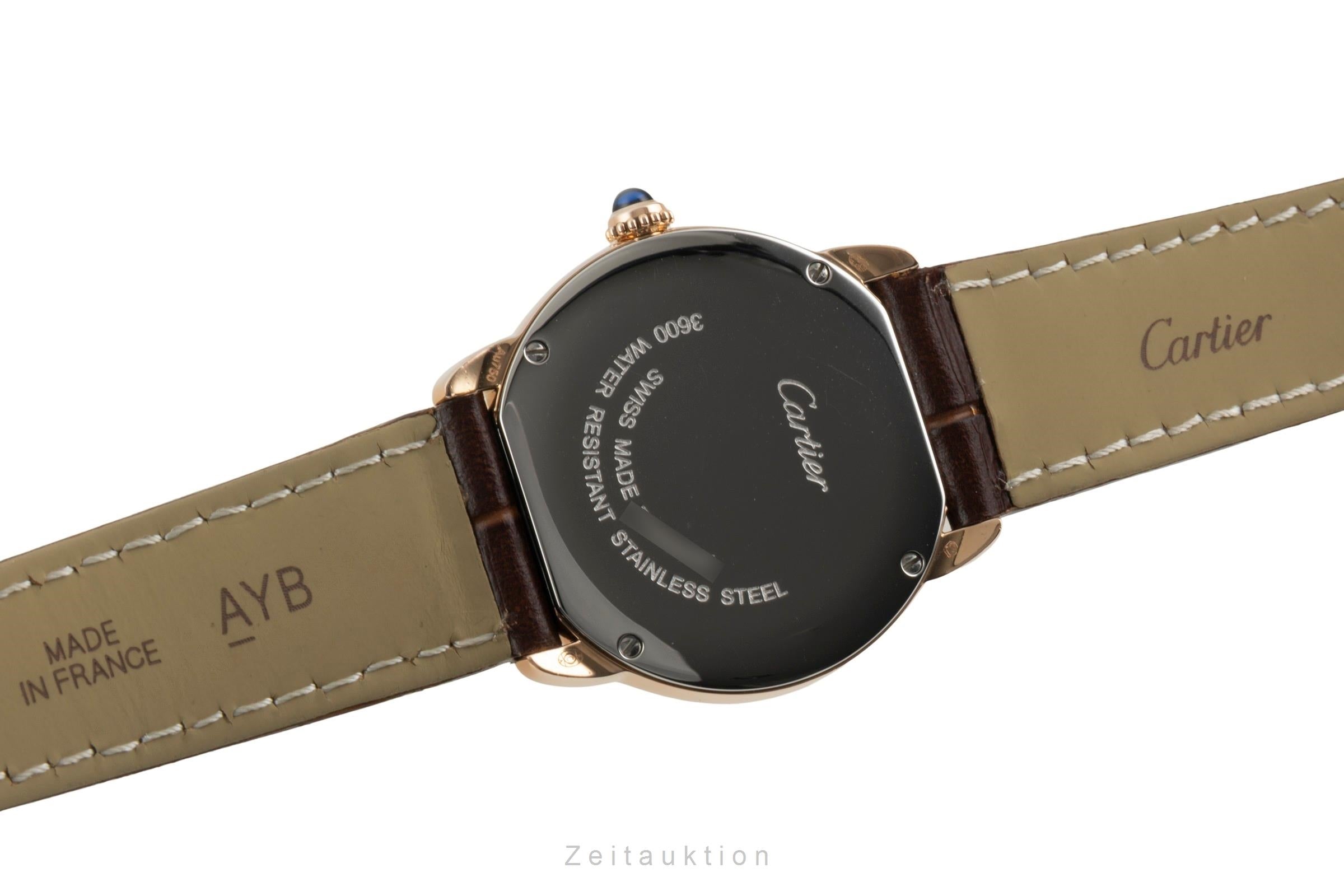 Cartier Ronde Solo oro rosso 18 ct quarzo orologio da donna W6701007  [2603772]