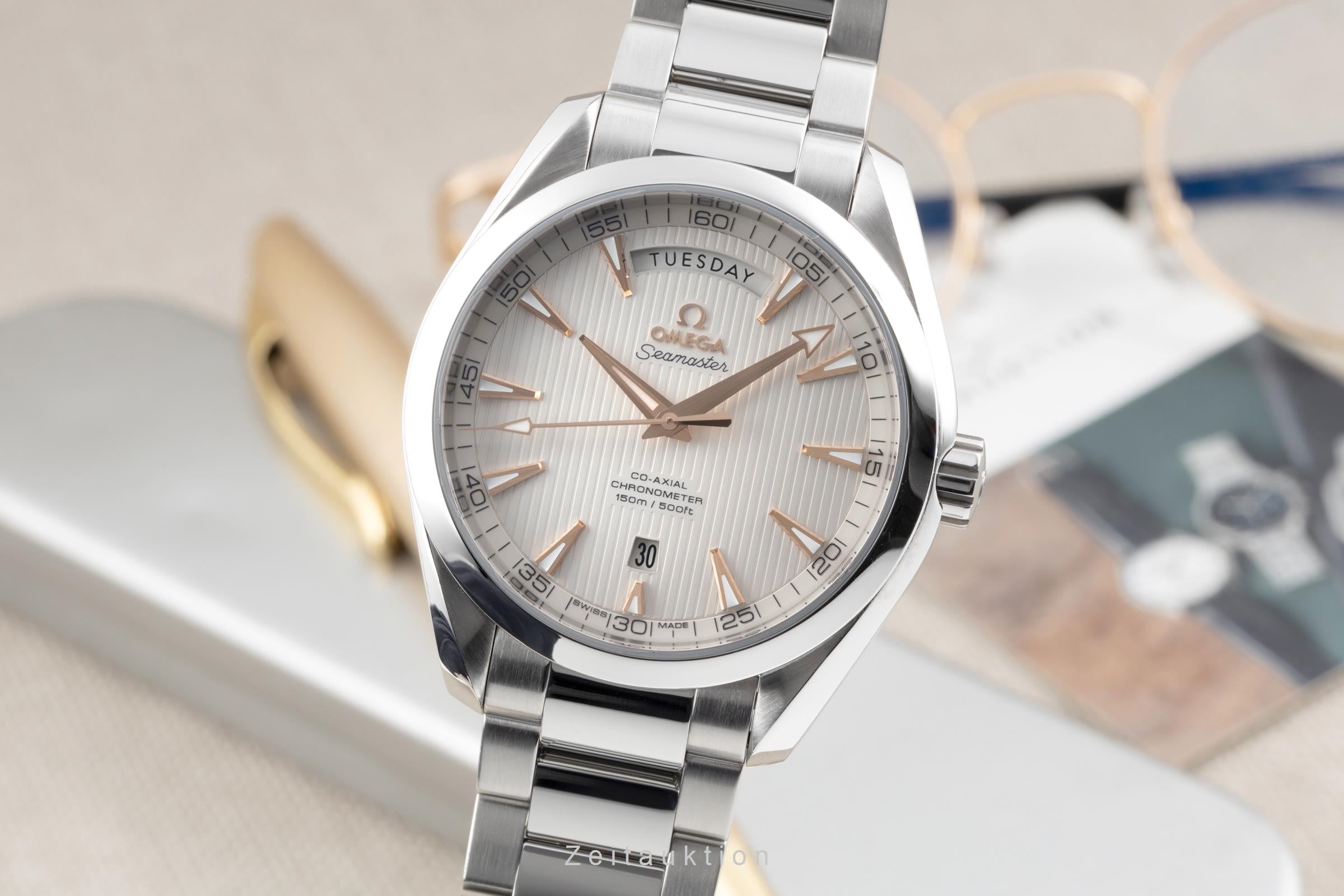 Omega Seamaster acero automático reloj para caballeros 231.10.42.22.02.001 LP: 6800EUR  [2603774]