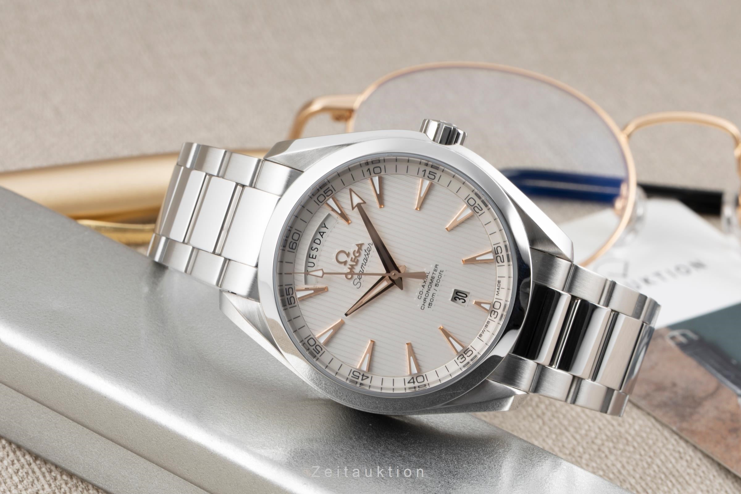 Omega Seamaster acero automático reloj para caballeros 231.10.42.22.02.001 LP: 6800EUR  [2603774]