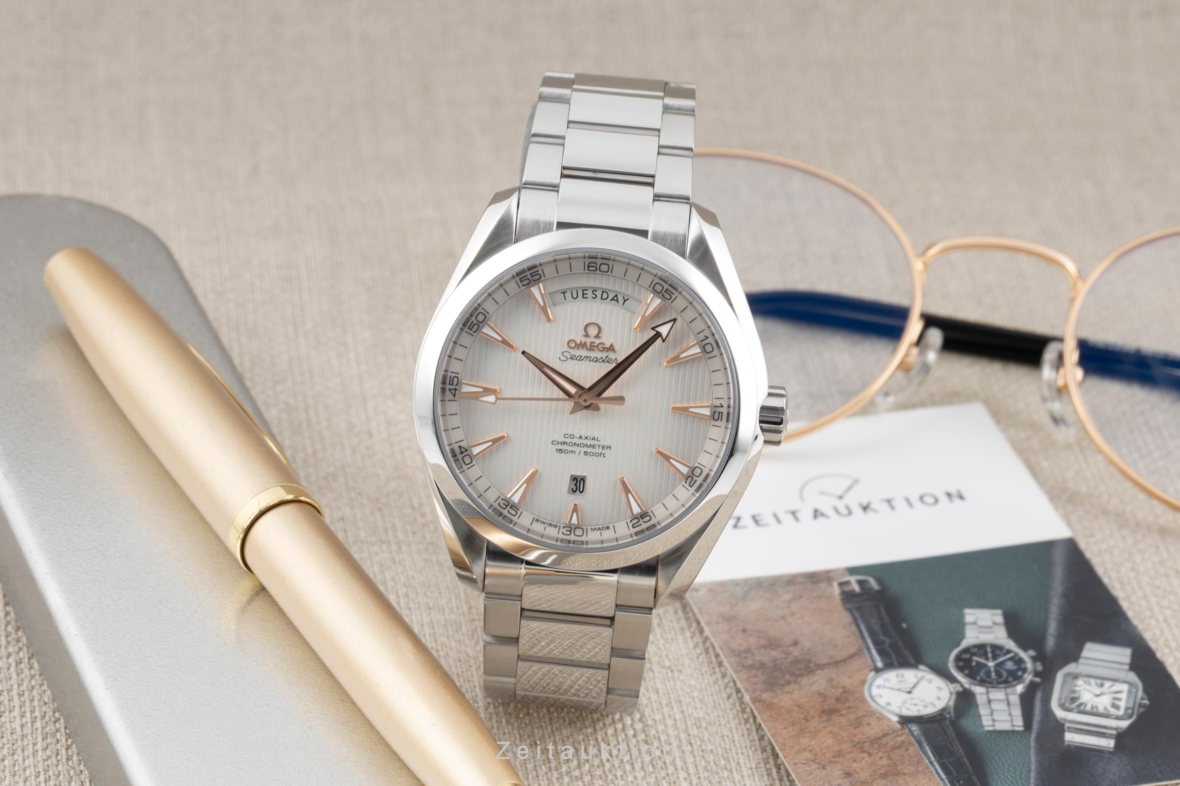 Omega Seamaster acero automático reloj para caballeros 231.10.42.22.02.001 LP: 6800EUR  [2603774]