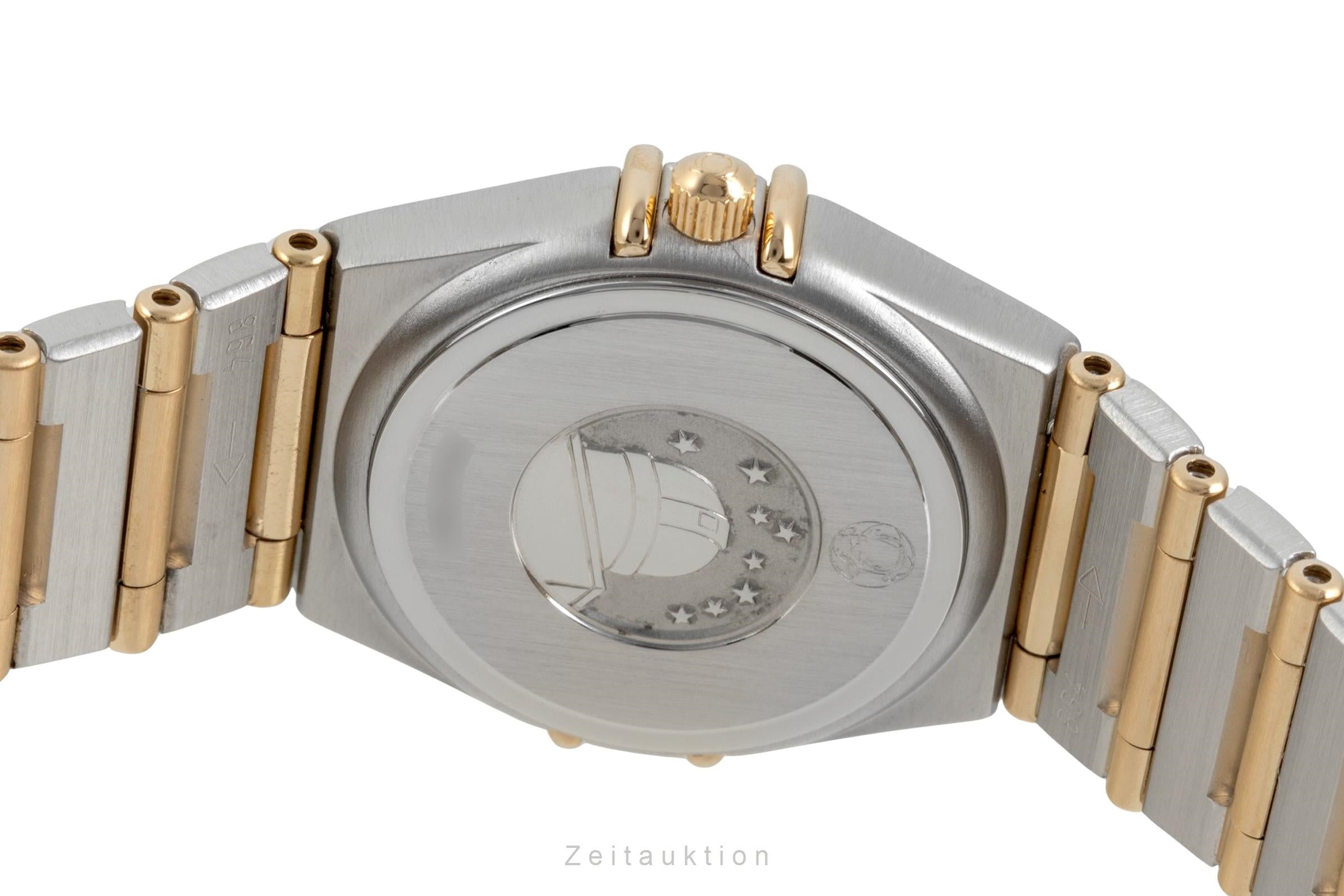 Omega Constellation acciaio / oro quarzo orologio da donna 1272.75.00  [2603779]