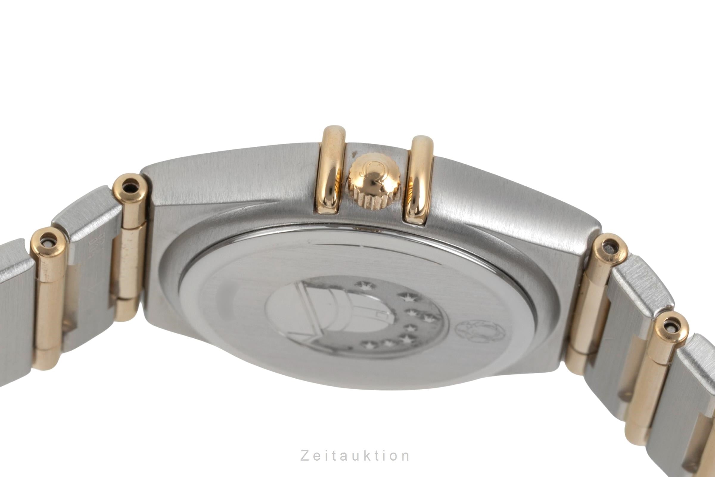 Omega Constellation acciaio / oro quarzo orologio da donna 1272.75.00  [2603779]