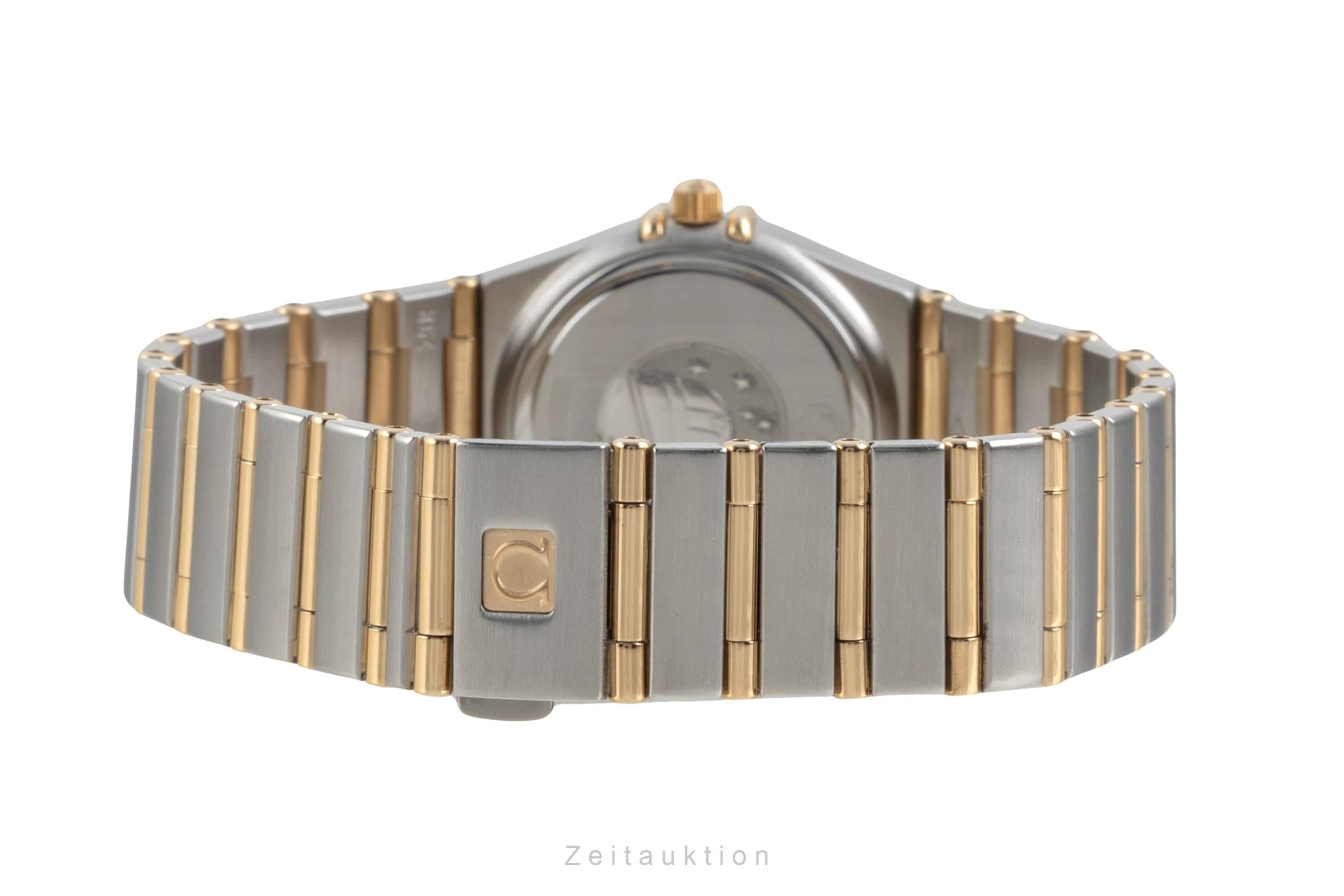 Omega Constellation acciaio / oro quarzo orologio da donna 1272.75.00  [2603779]