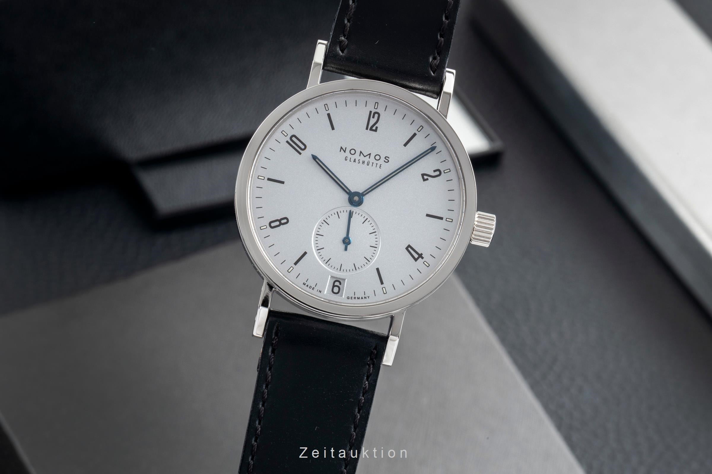 Nomos Tangente Sport acero cuerda manual reloj para caballeros 531  [2603788]