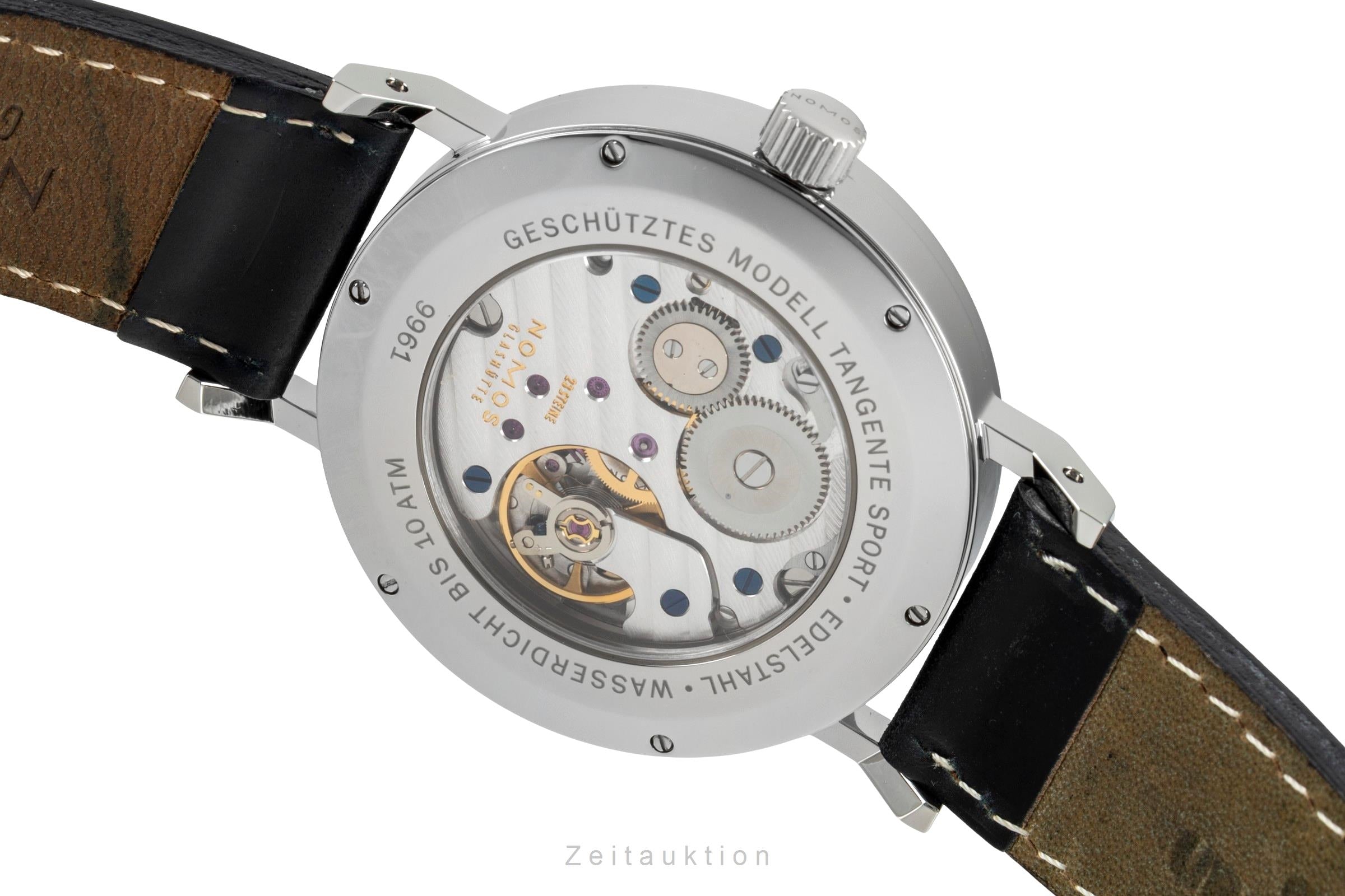 Nomos Tangente Sport acero cuerda manual reloj para caballeros 531  [2603788]