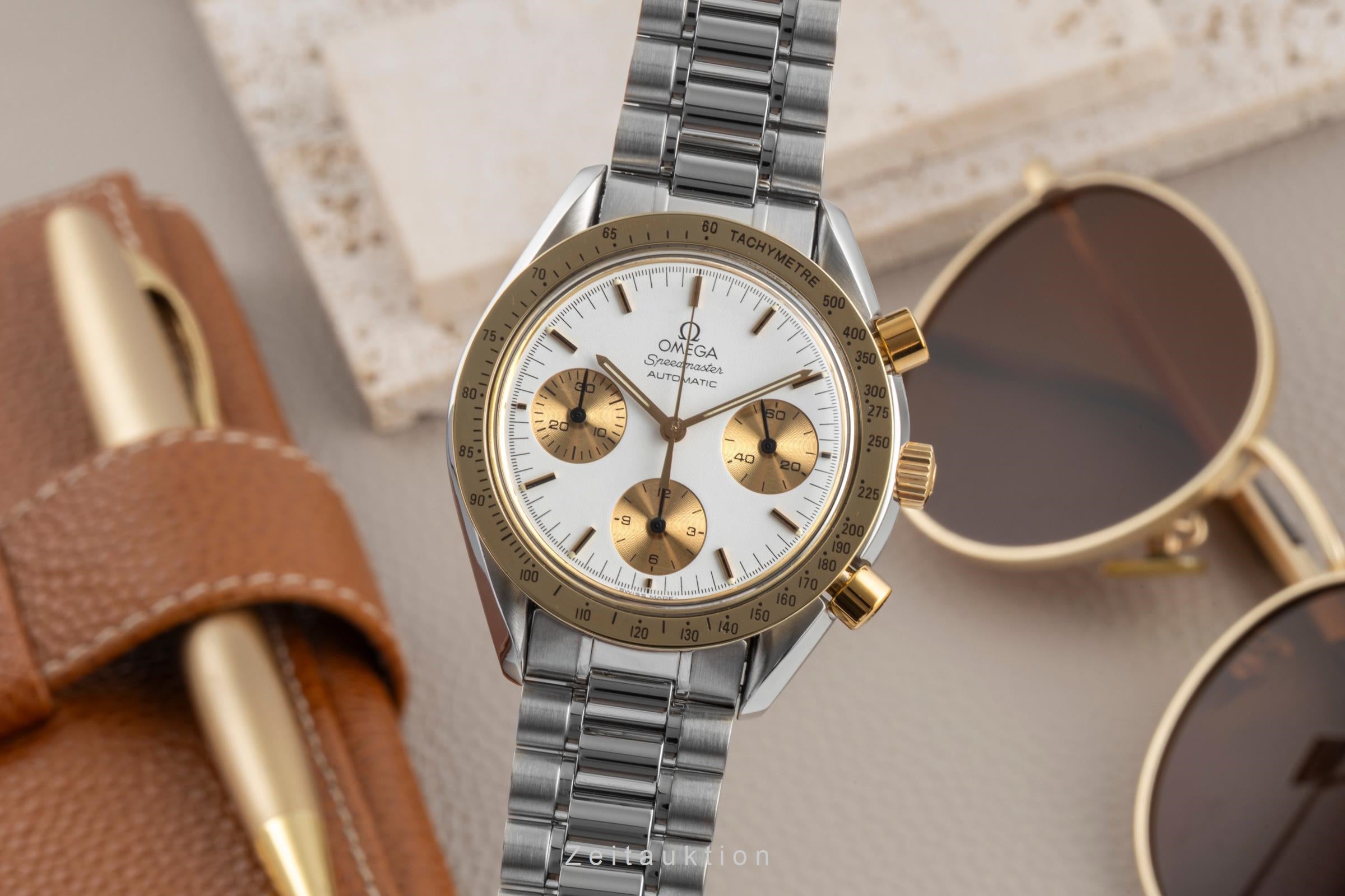 Omega Speedmaster chronographe acier / or  automatique montre pour hommes 175.0033  [2603790]