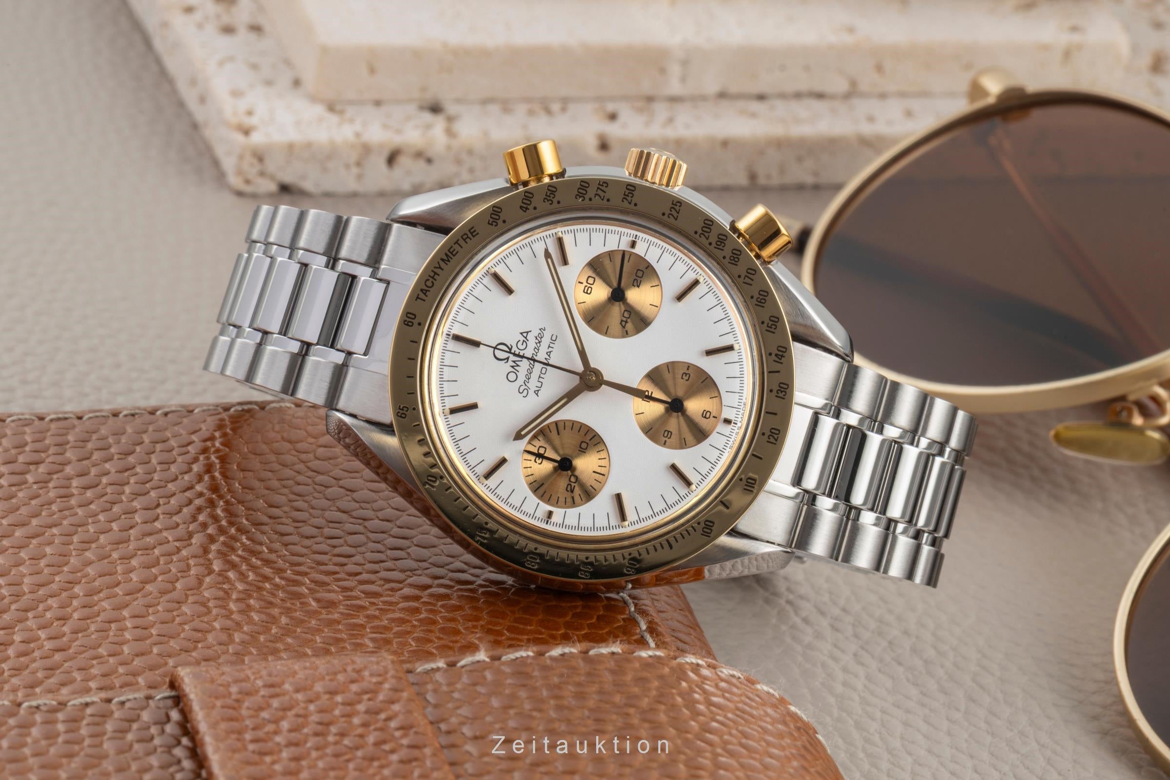 Omega Speedmaster chronographe acier / or  automatique montre pour hommes 175.0033  [2603790]