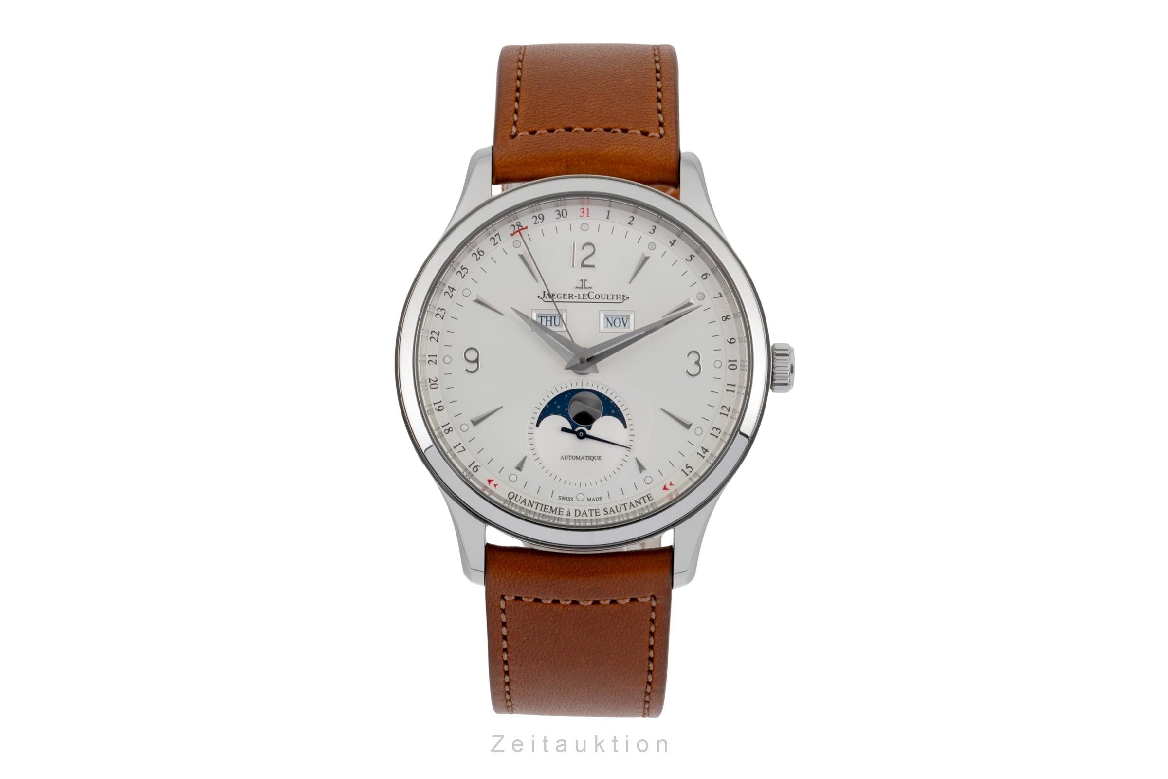 Jaeger LeCoultre Master Calendar acero automático reloj para caballeros Q4148420, 830.8.A6.1  [2603794]