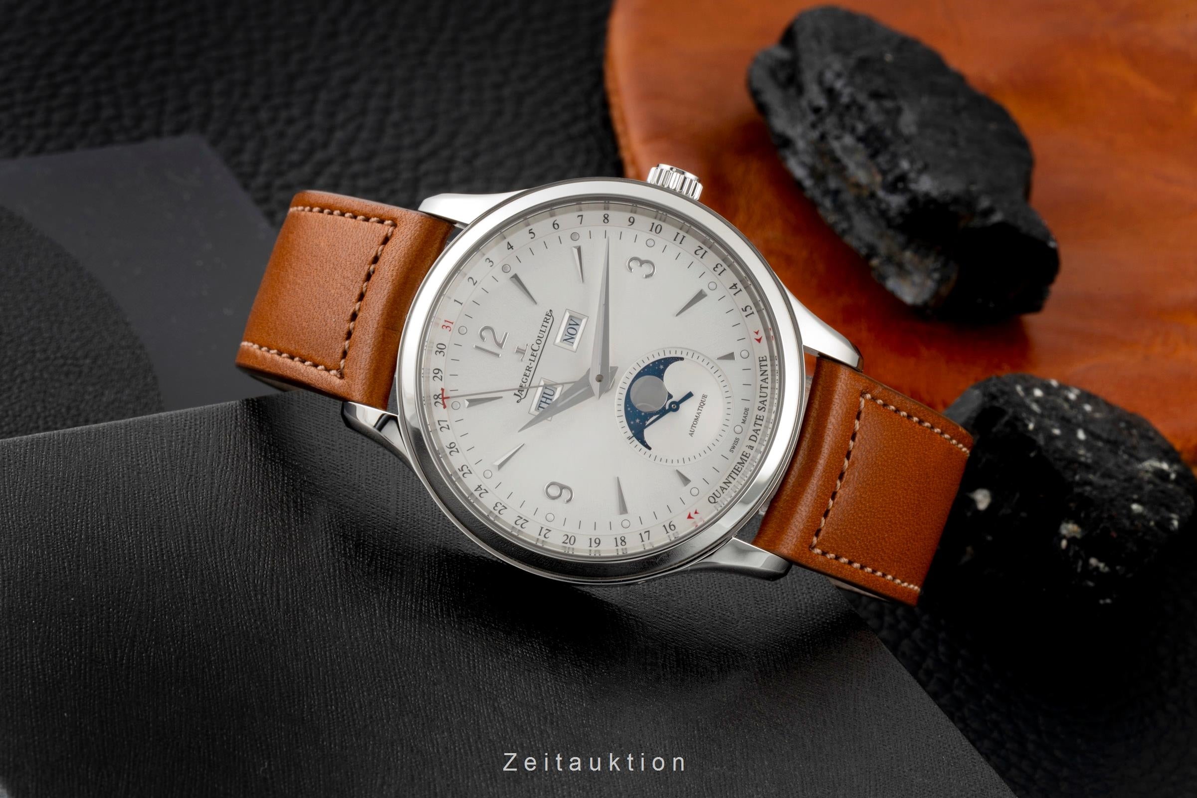 Jaeger LeCoultre Master Calendar acero automático reloj para caballeros Q4148420, 830.8.A6.1  [2603794]
