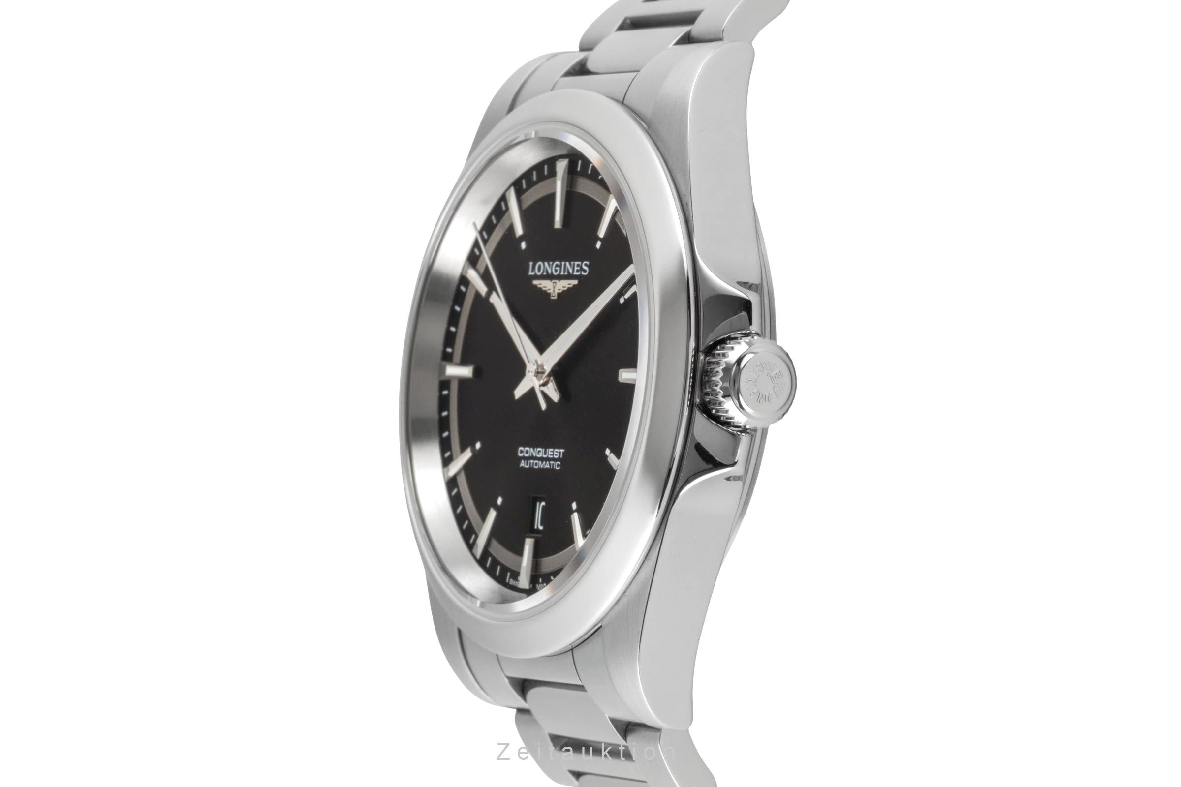 Longines Conquest steel automatic men's watch L3.830.4.52.6 LP: 2250EUR  [2603798]