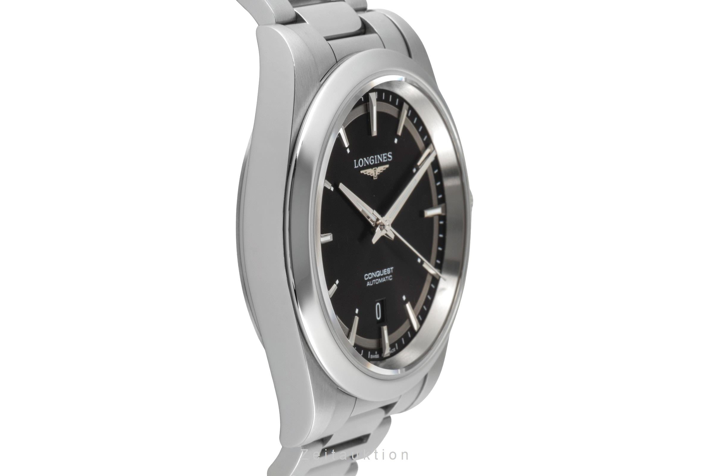 Longines Conquest steel automatic men's watch L3.830.4.52.6 LP: 2250EUR  [2603798]
