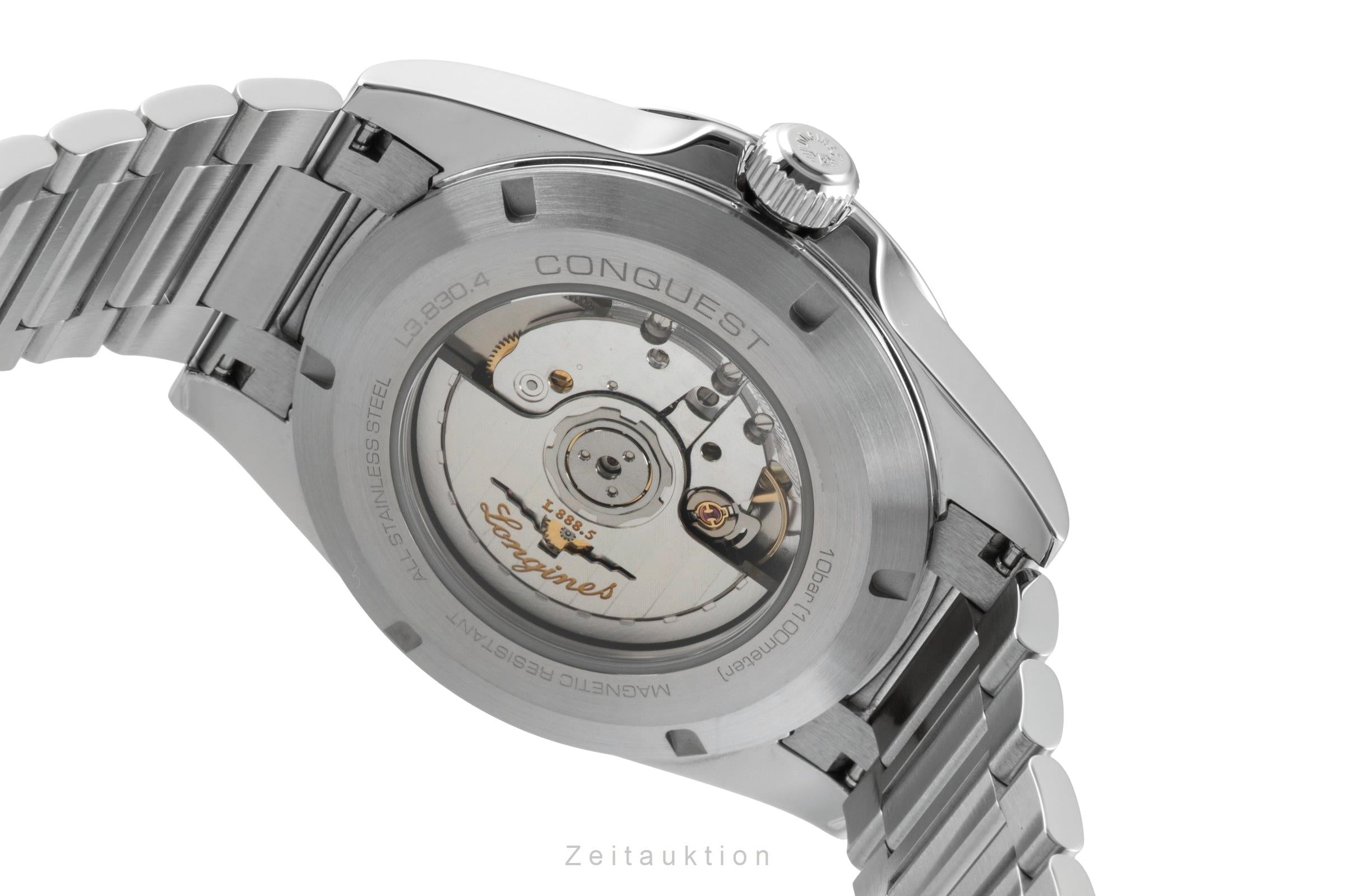 Longines Conquest steel automatic men's watch L3.830.4.52.6 LP: 2250EUR  [2603798]