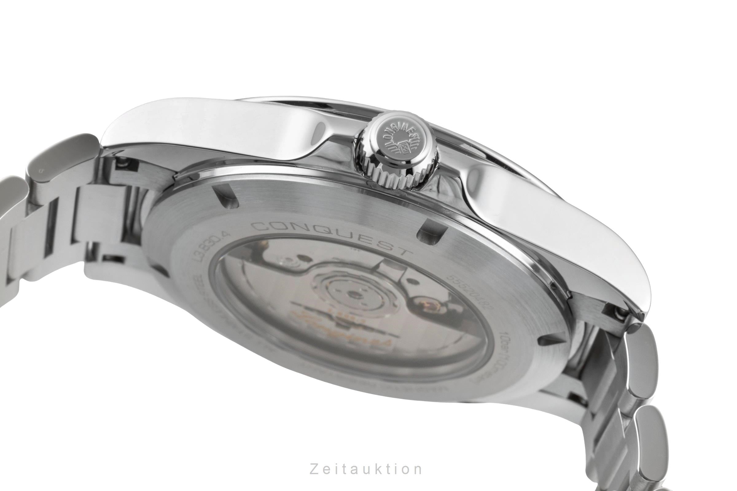 Longines Conquest steel automatic men's watch L3.830.4.52.6 LP: 2250EUR  [2603798]