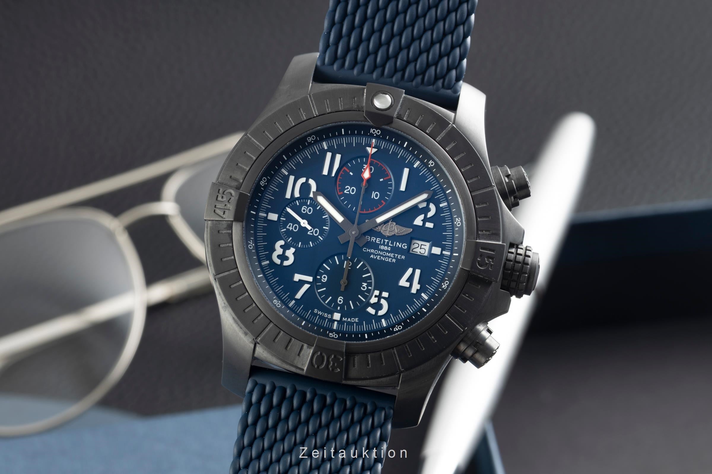 Breitling Super Avenger cronógrafo titanio automático reloj para caballeros V13375101C1X1  [2603799]