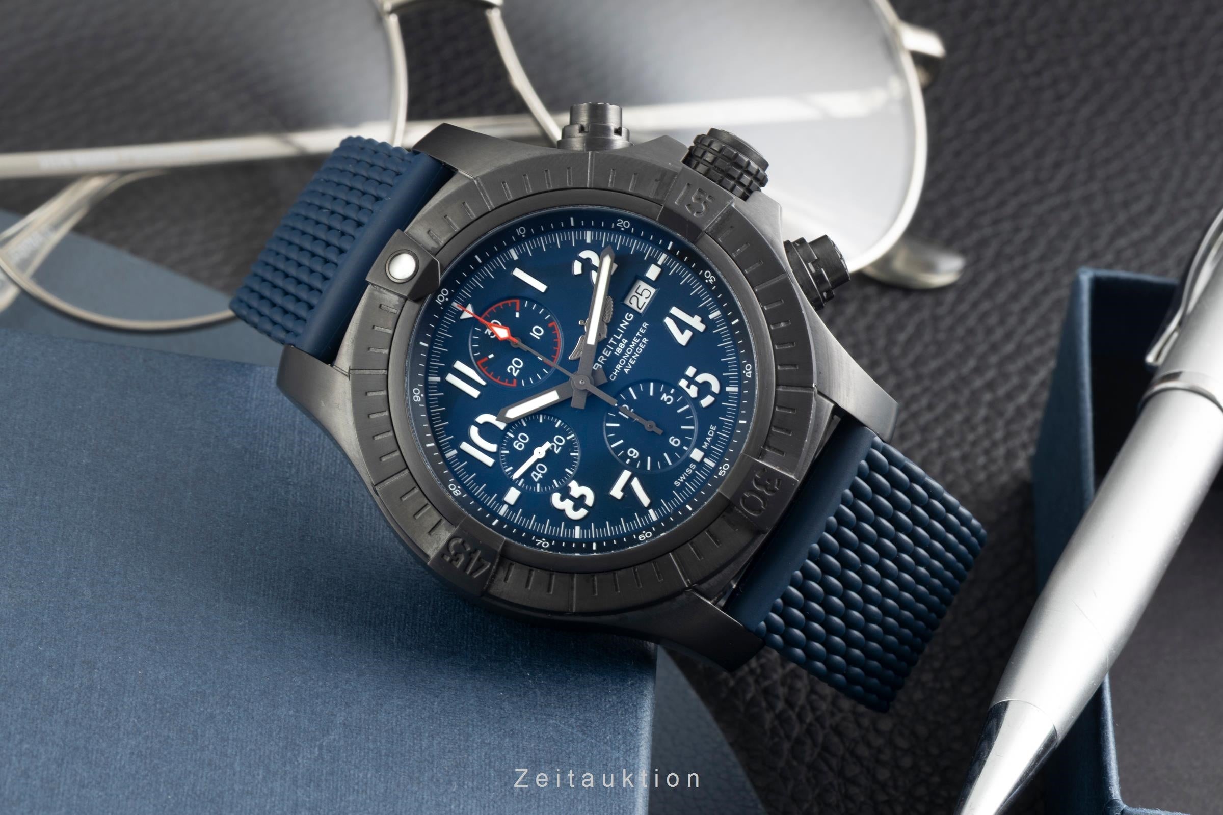 Breitling Super Avenger cronógrafo titanio automático reloj para caballeros V13375101C1X1  [2603799]