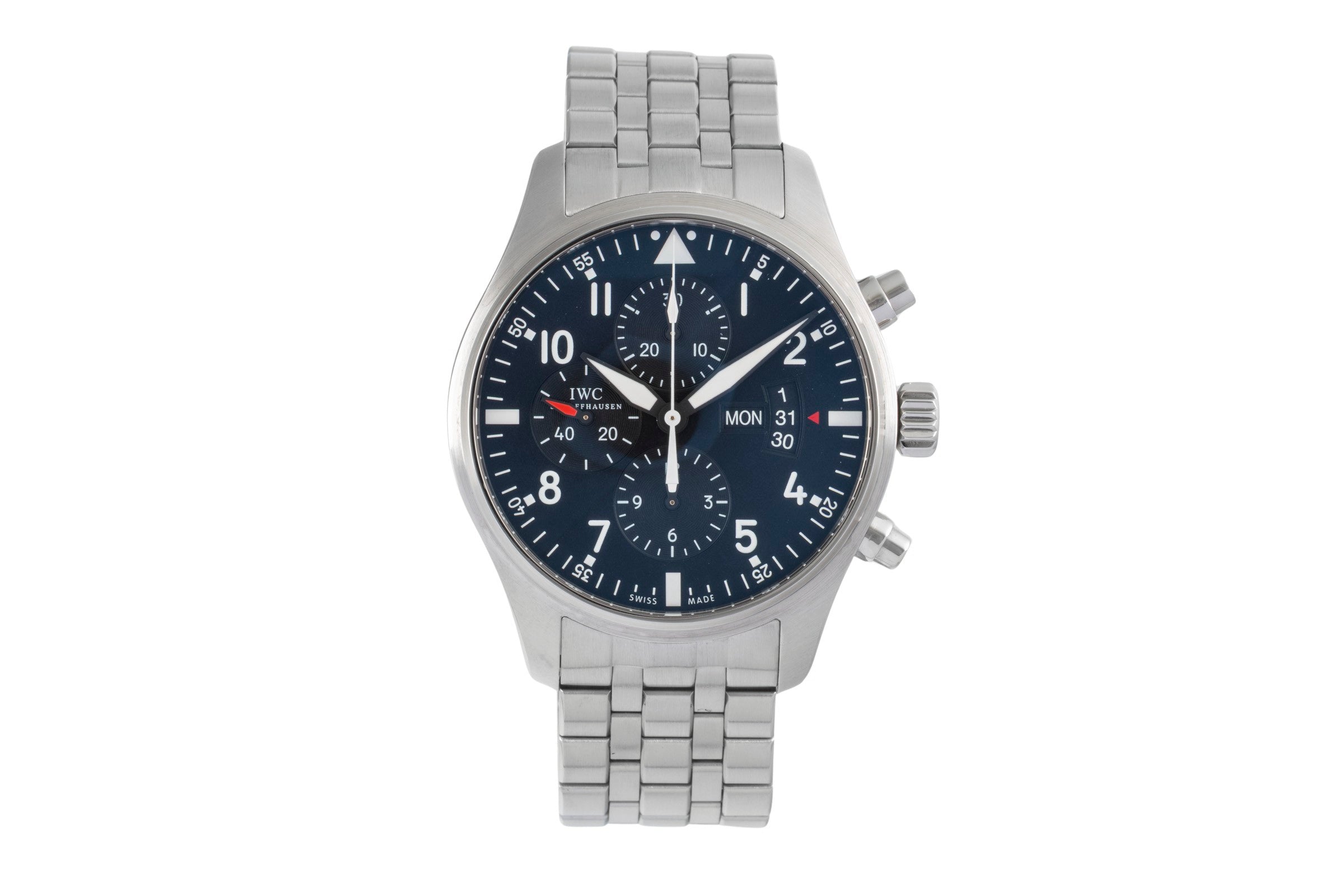 IWC Fliegerchronograph chronograph steel automatic men's watch IW377704  [2603800]