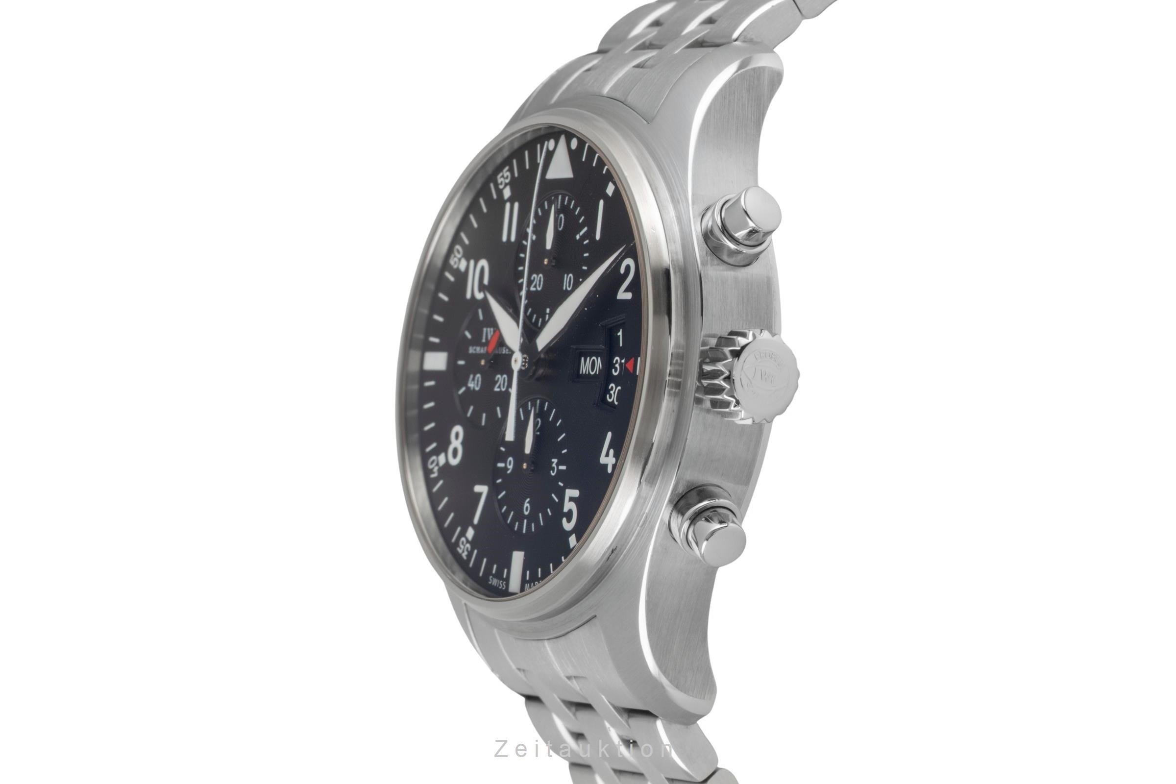 IWC Fliegerchronograph cronógrafo acero automático reloj para caballeros IW377704  [2603800]
