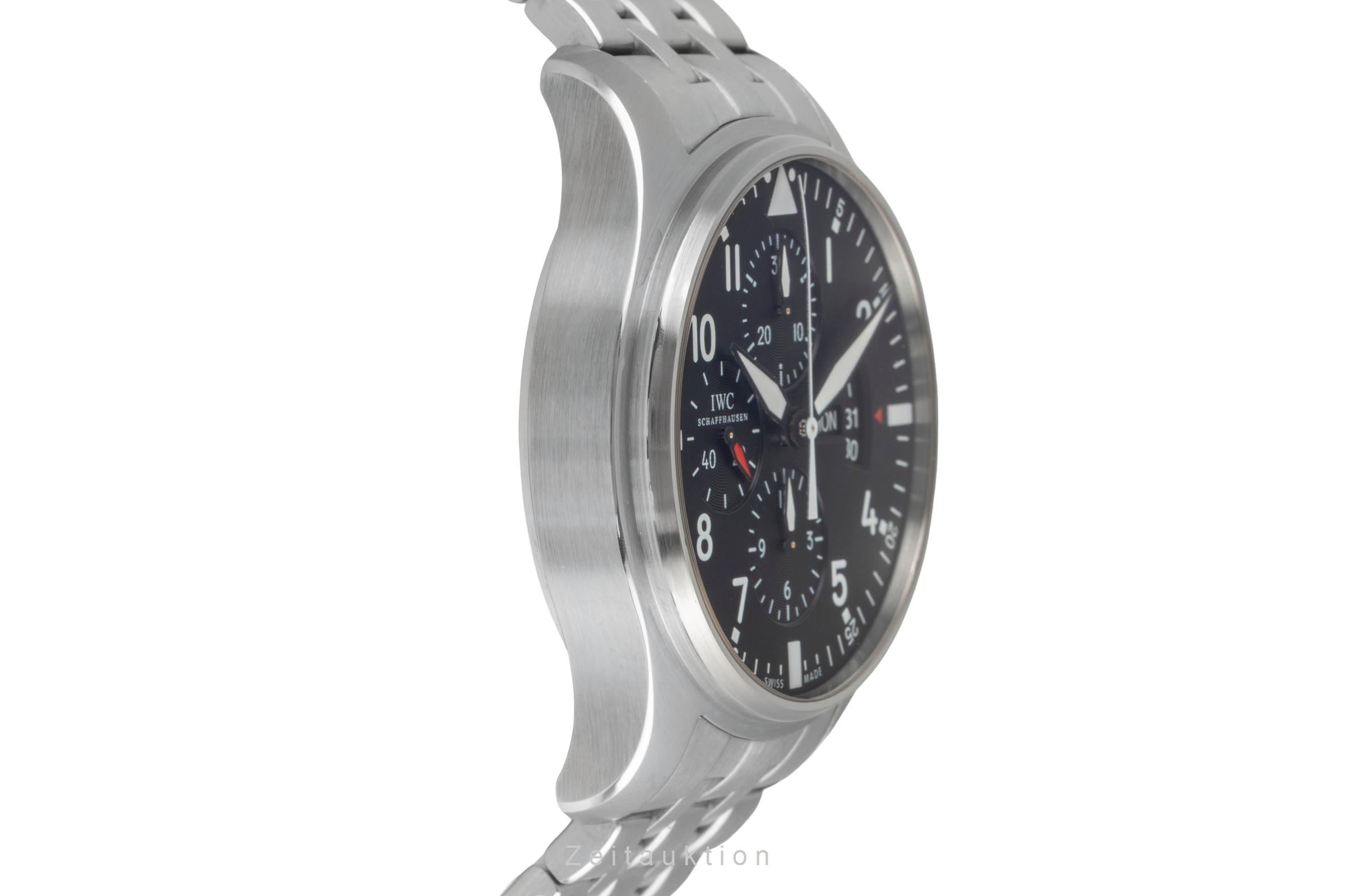 IWC Fliegerchronograph cronógrafo acero automático reloj para caballeros IW377704  [2603800]