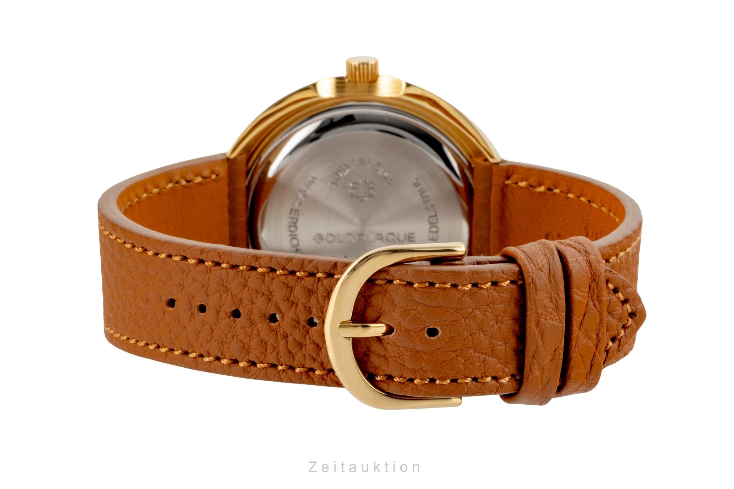 Glashütte Spezimatic latón bañado en oro automático reloj para caballeros Vintage  [2603803]