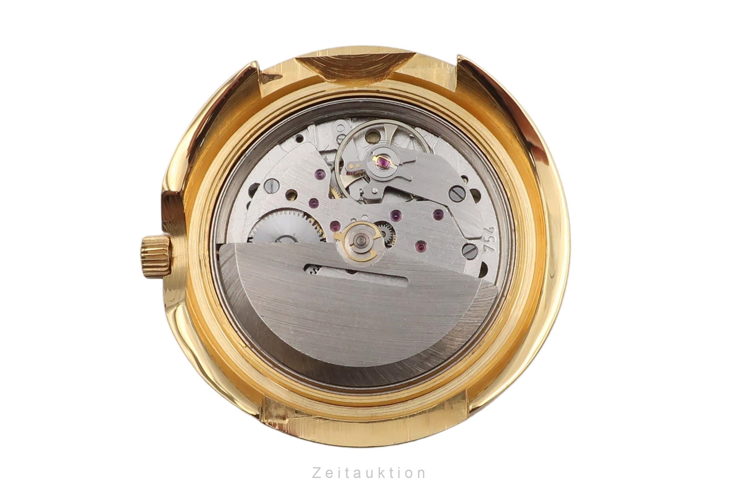 Glashütte Spezimatic latón bañado en oro automático reloj para caballeros Vintage  [2603803]