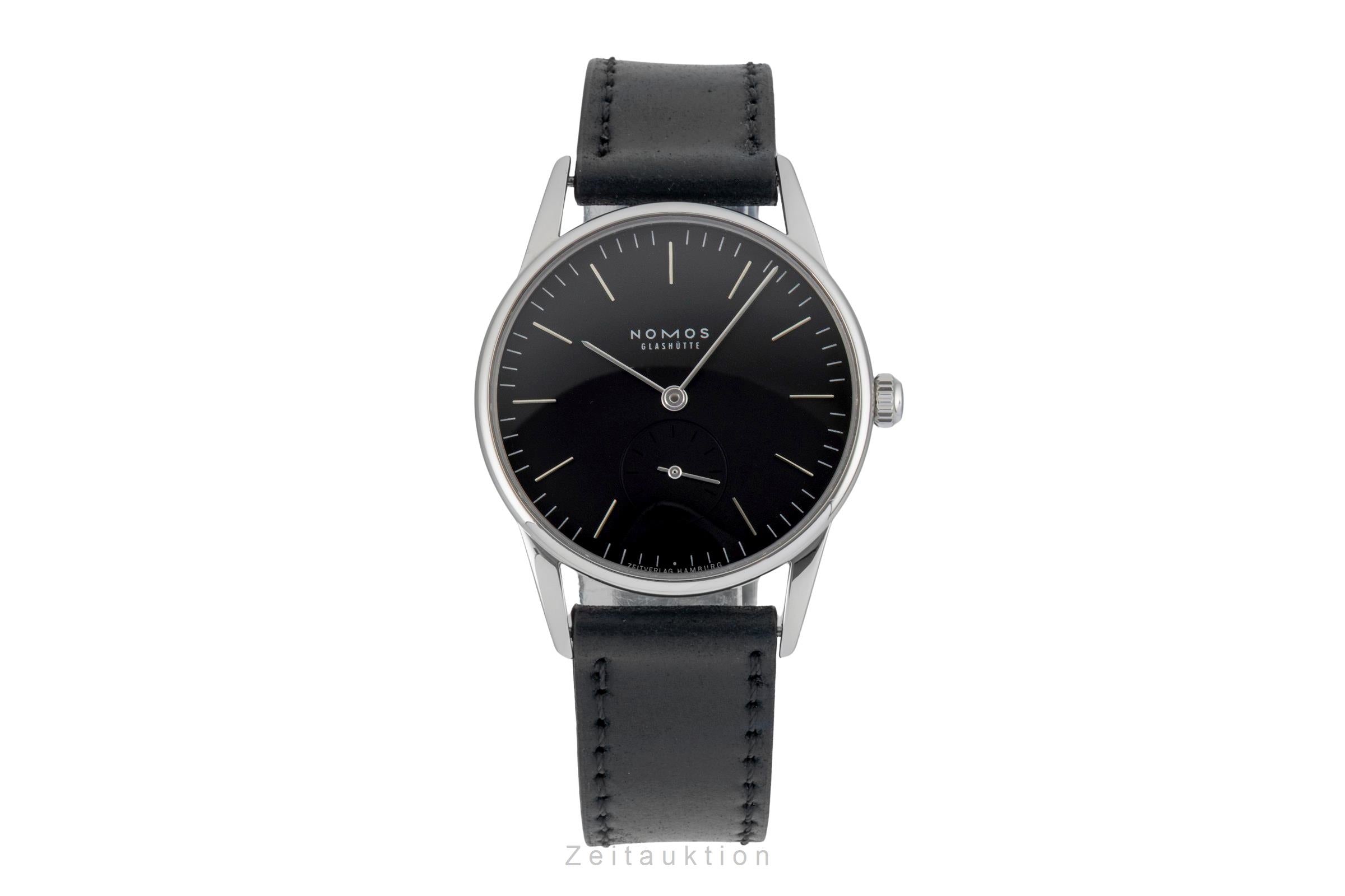 Nomos Orion acero cuerda manual reloj para caballeros 307  [2603806]