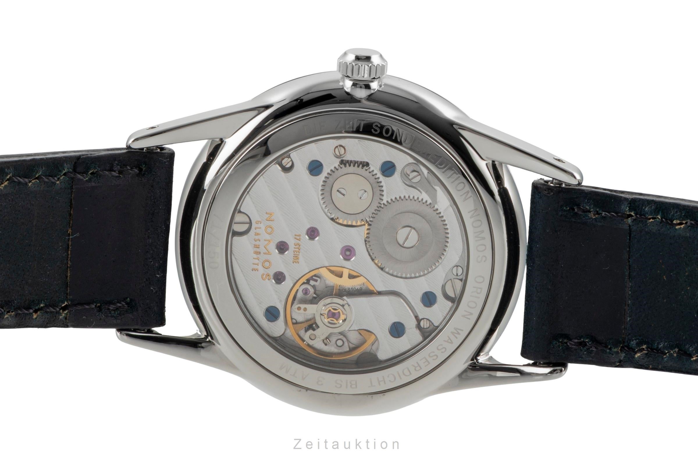Nomos Orion acero cuerda manual reloj para caballeros 307  [2603806]